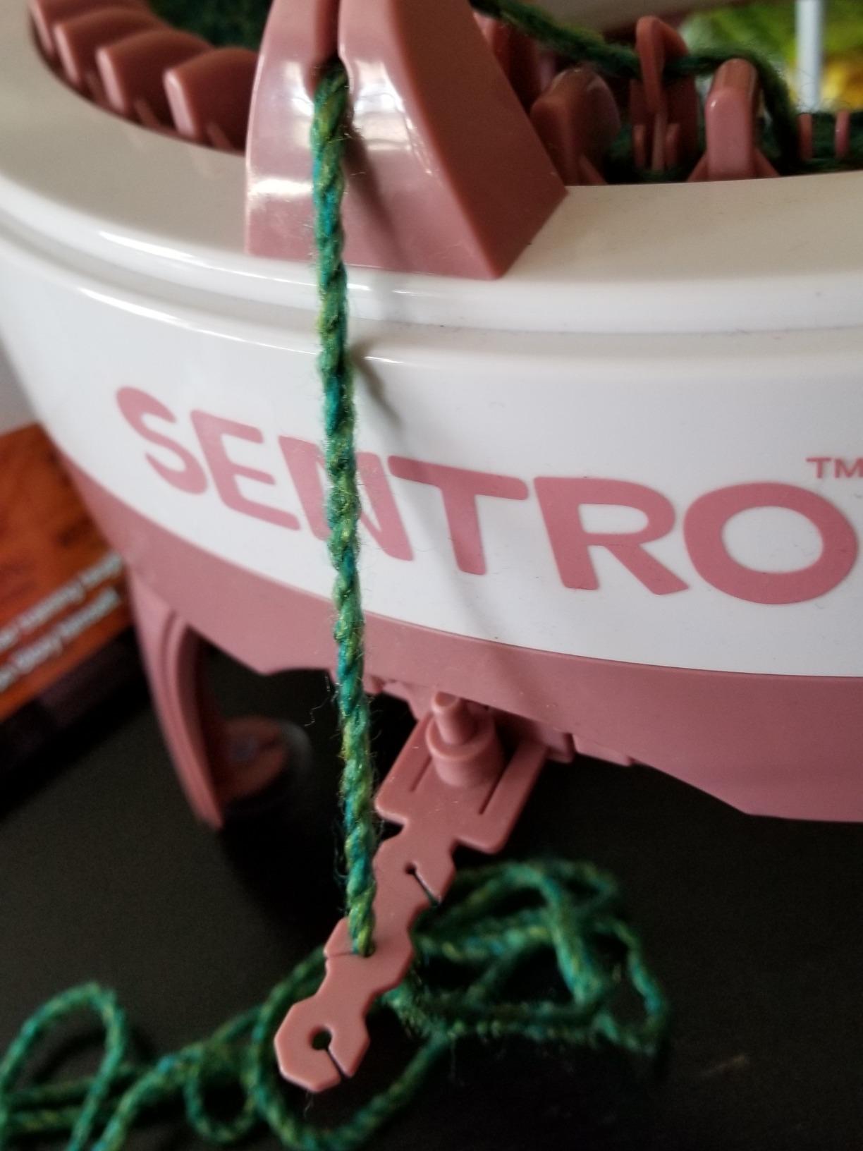 SENTRO 48 Needles Knitting Machine, Smart Crochet Machine with Plain/Tube Weave Conversion Key, Highly Efficient DIY Yarn Maker for Beginners, Knitting Enthusiasts customer photo 1