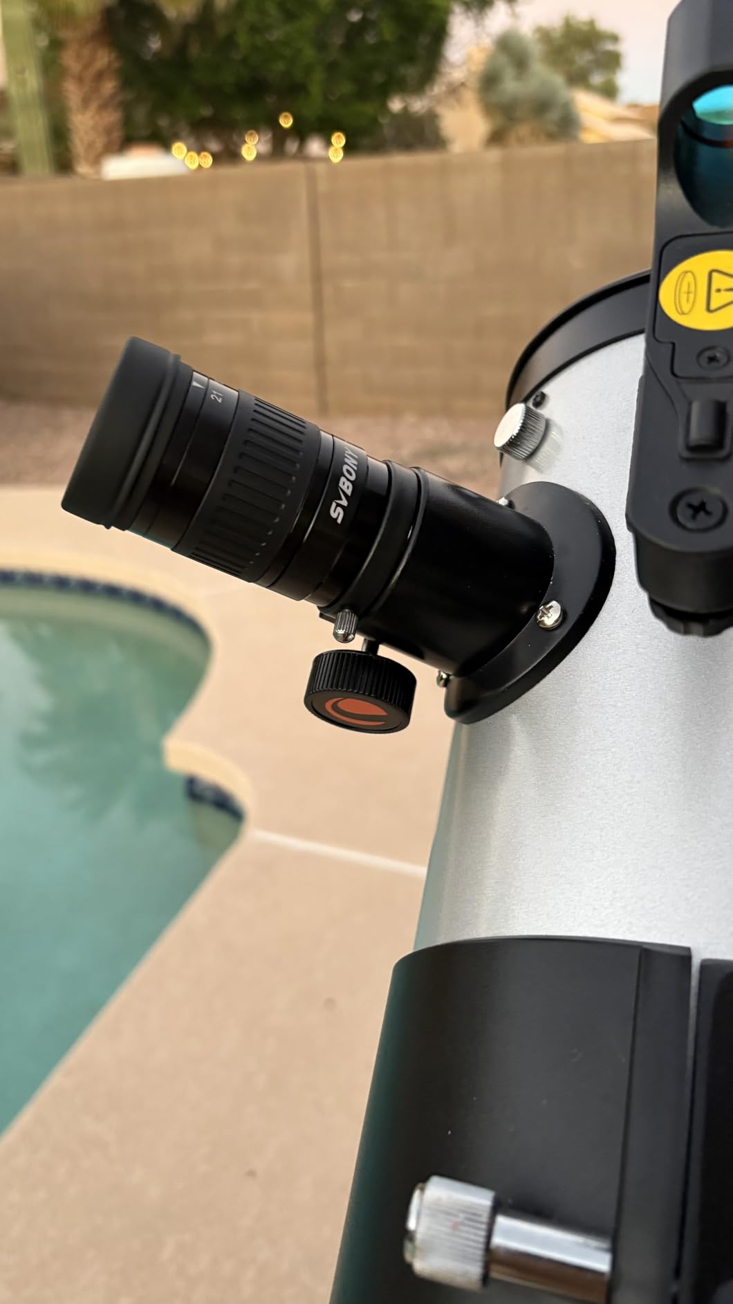 SVBONY SV135 Zoom Eyepiece, Zoom 7 to 21mm 1.25 Inch Telescope Eyepiece, Telescope Accessories for Astronomic Visual Observation (40-57°) customer photo 1