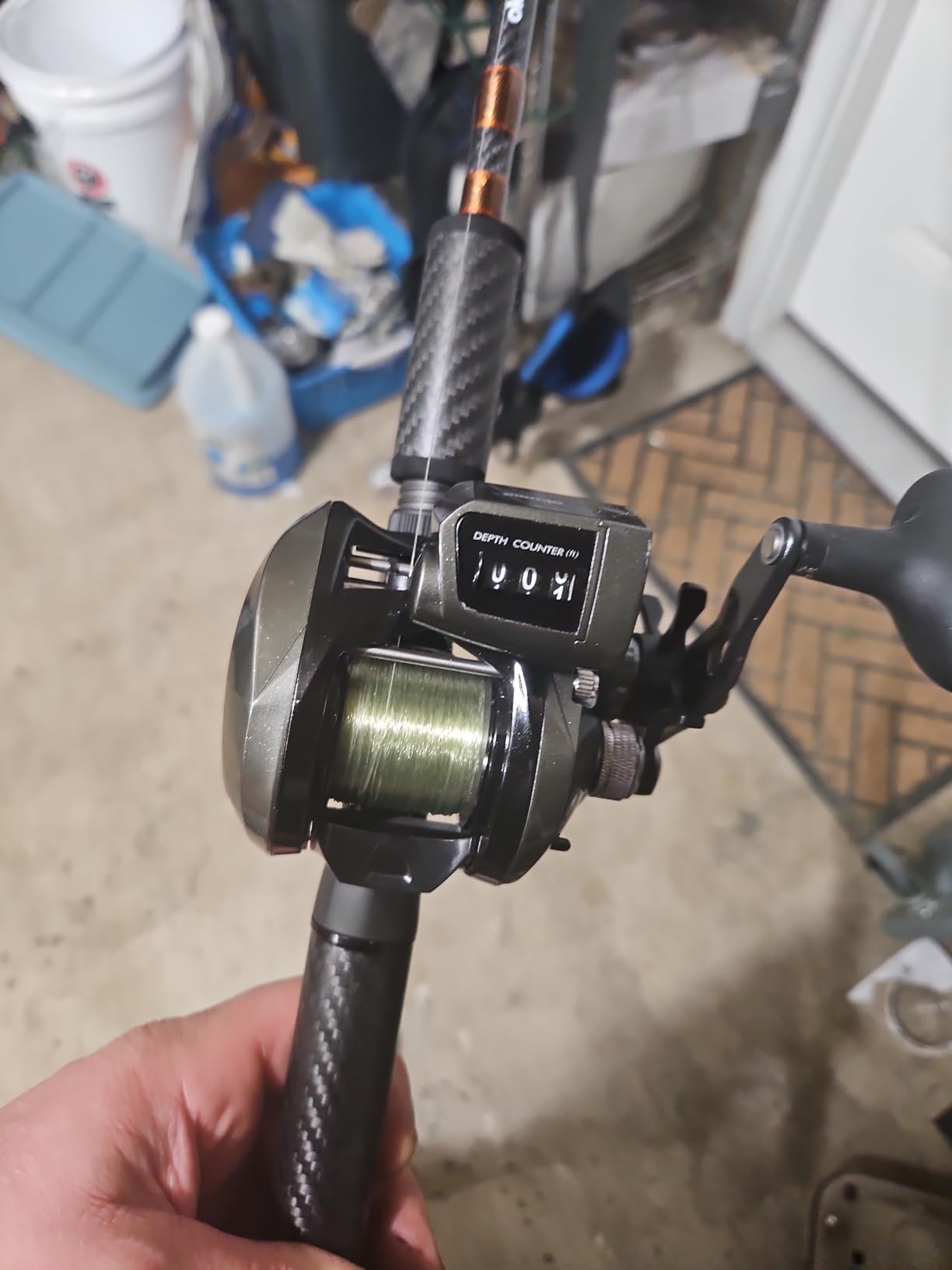 Okuma Convector Low Profile Line Counter Graphite Frame Trolling Reel customer photo 1