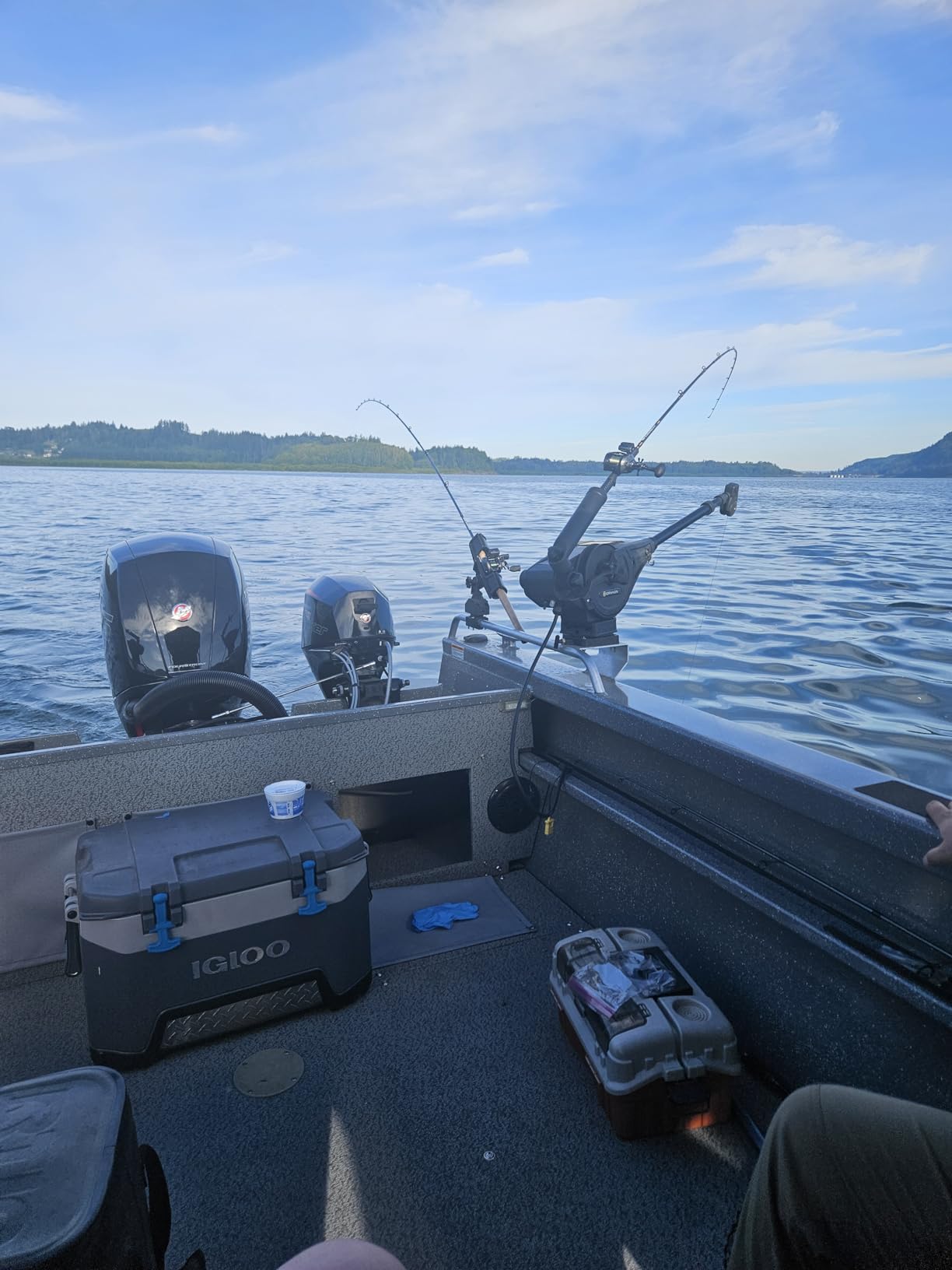 Okuma Convector Low Profile Line Counter Graphite Frame Trolling Reel customer photo 2