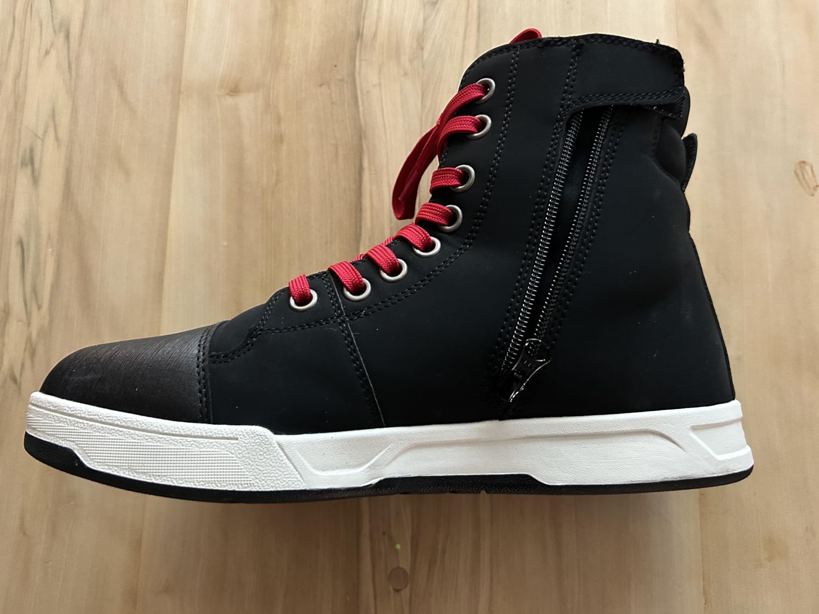 BORLENI Motorcycle Shoes for Men Street and Motocross Riding Boots | Breathable Biker Shoes with Protective Support for Casual Street Riding Model XZ001 customer photo 1
