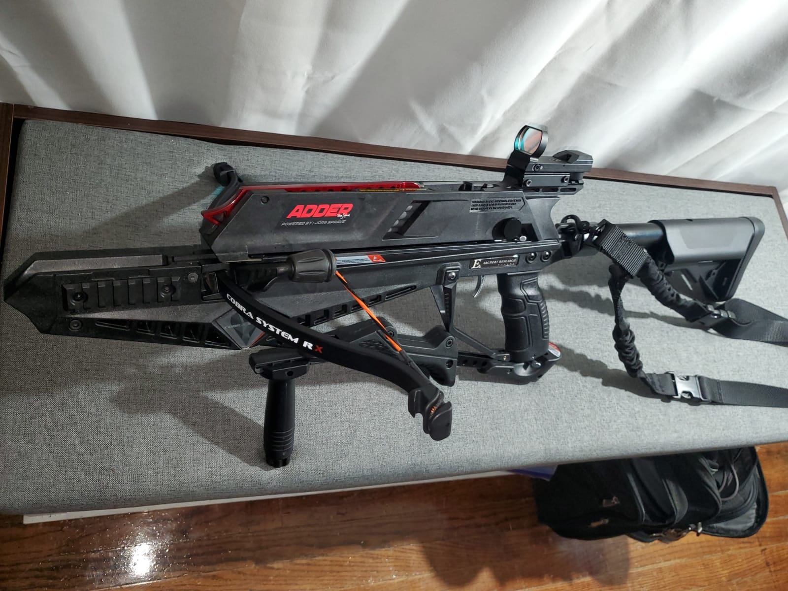 EK Archery Repeating Adder Crossbow 130 lb Cross Bow with 5 Shot auto-loading Magazine Includes 15 Carbon Arrows Bolts customer photo 1