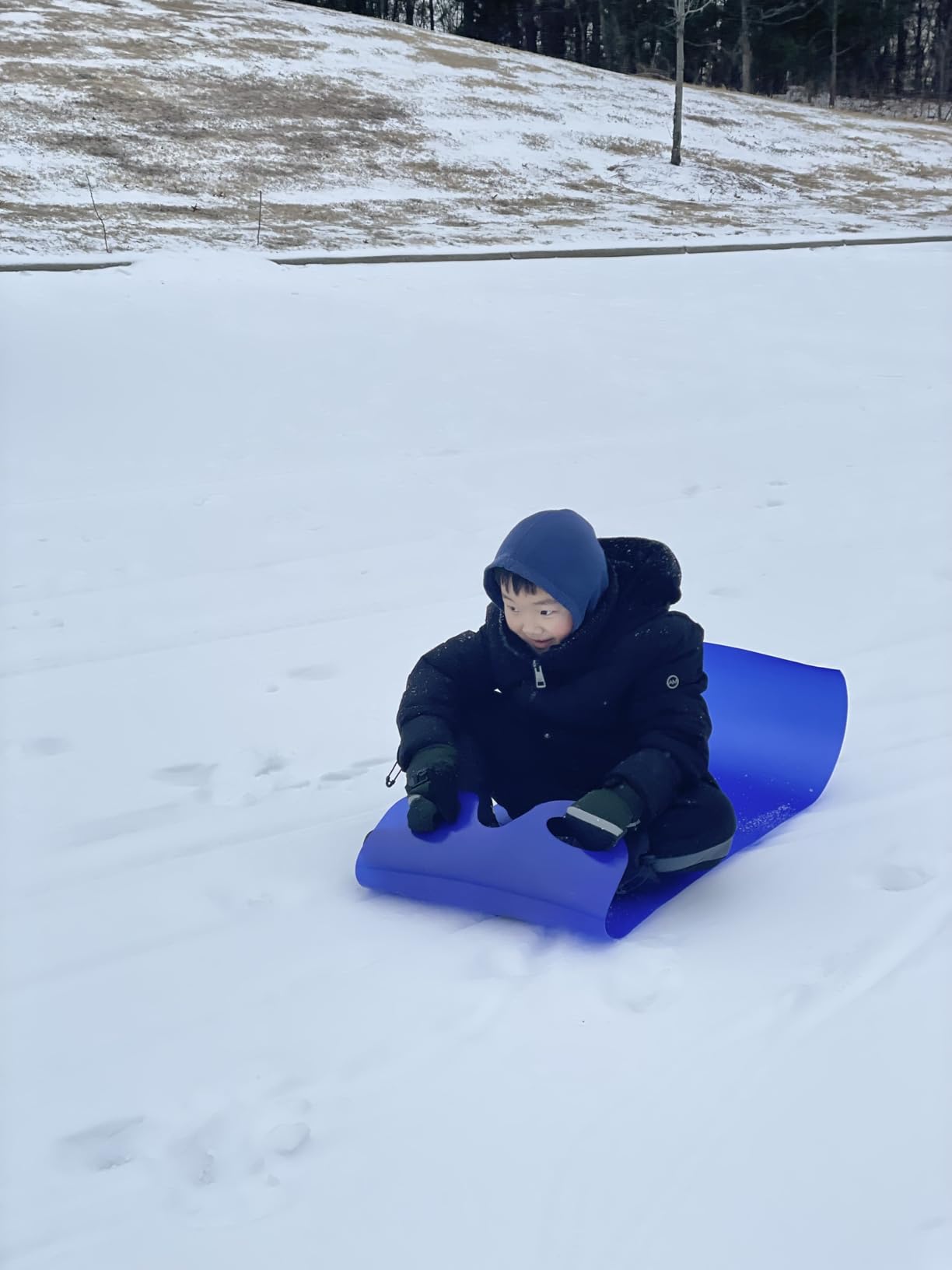 Topwon Winter Snow Sled for Kids and Adults, High Speed Snow Sledding Equipment customer photo 2