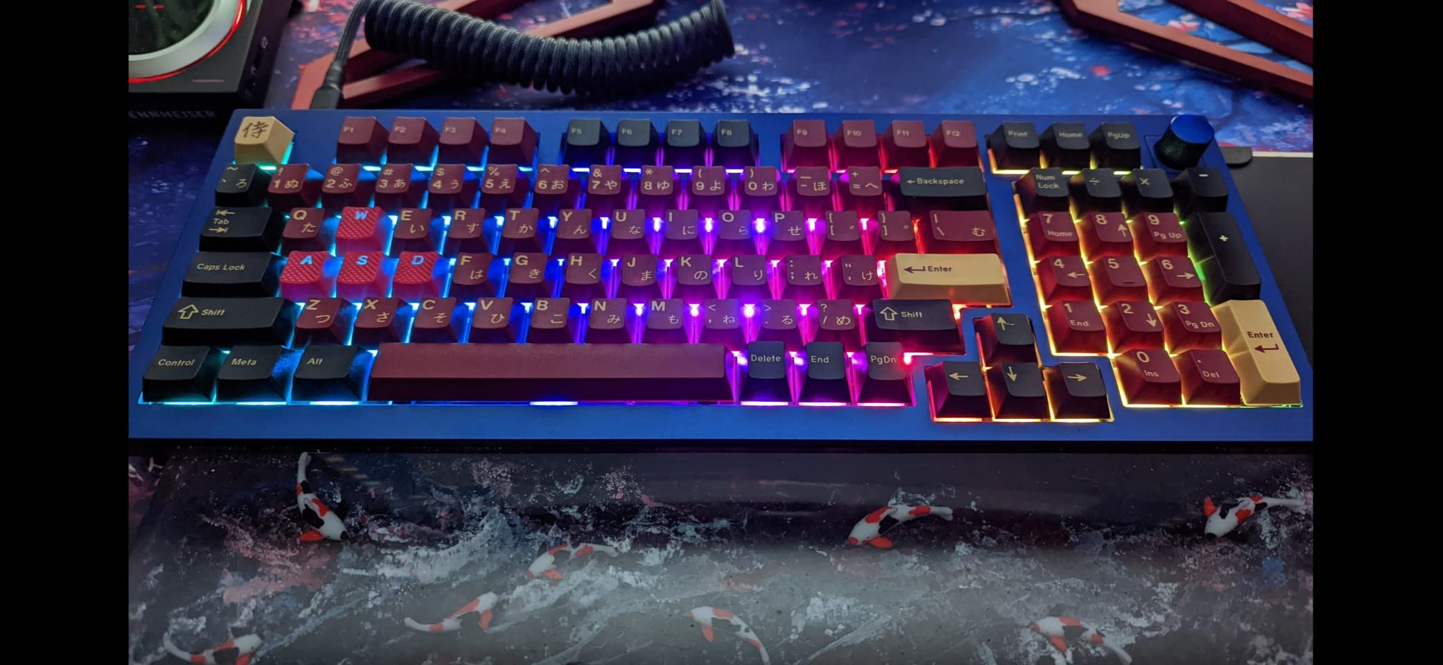Redsuns GMK Red Samurai Keycap Set for Full-Size Keyboards - Compatible with Cherry MX Switches and Clones (1800 Layout 113-key Kit) customer photo 1