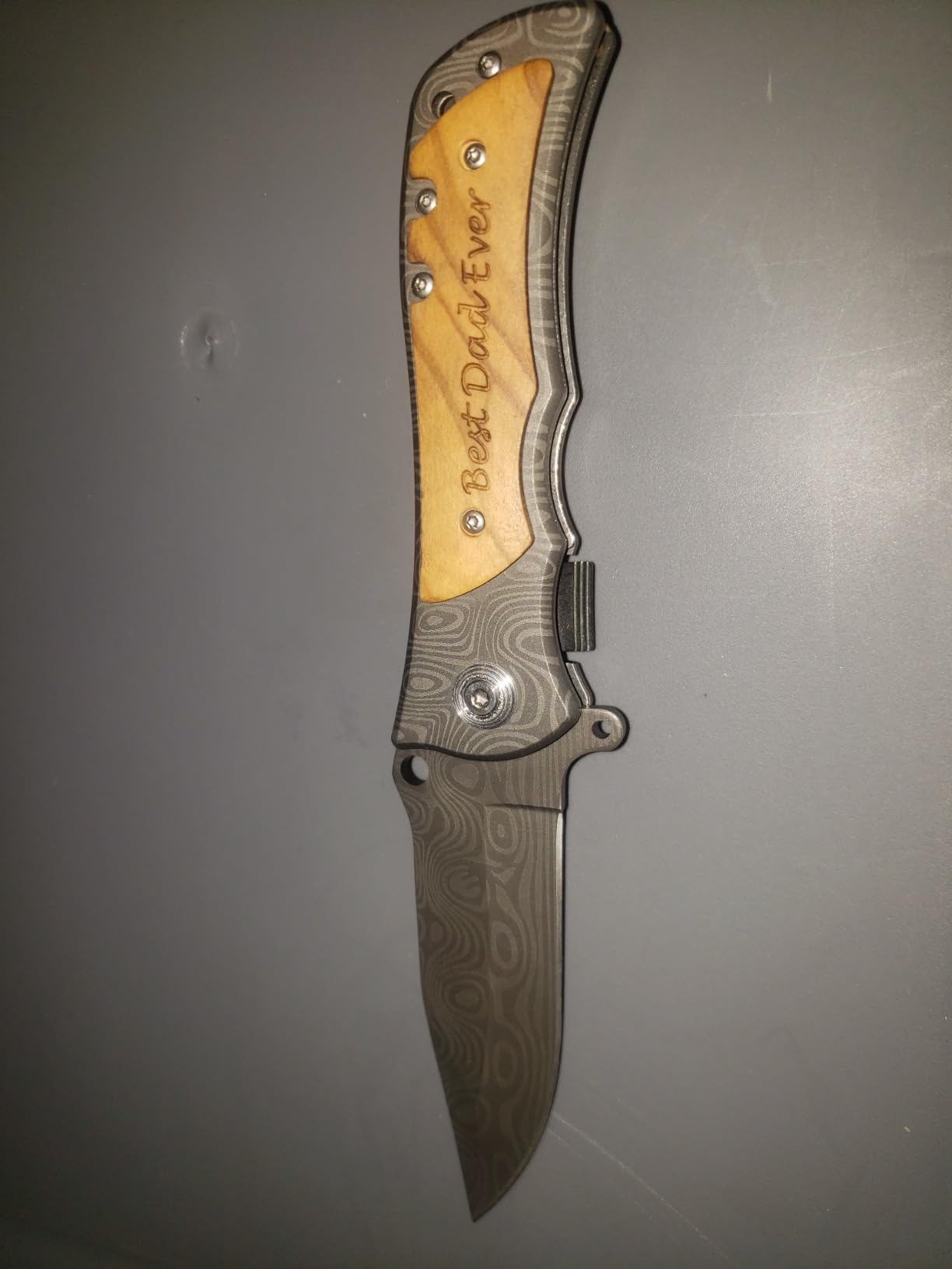 Corfara I Love You More Gifts for Him - Engraved Pocket Knife - Valentines Day Gifts for Boyfriend Husband, Anniversary Christmas Gift customer photo 2