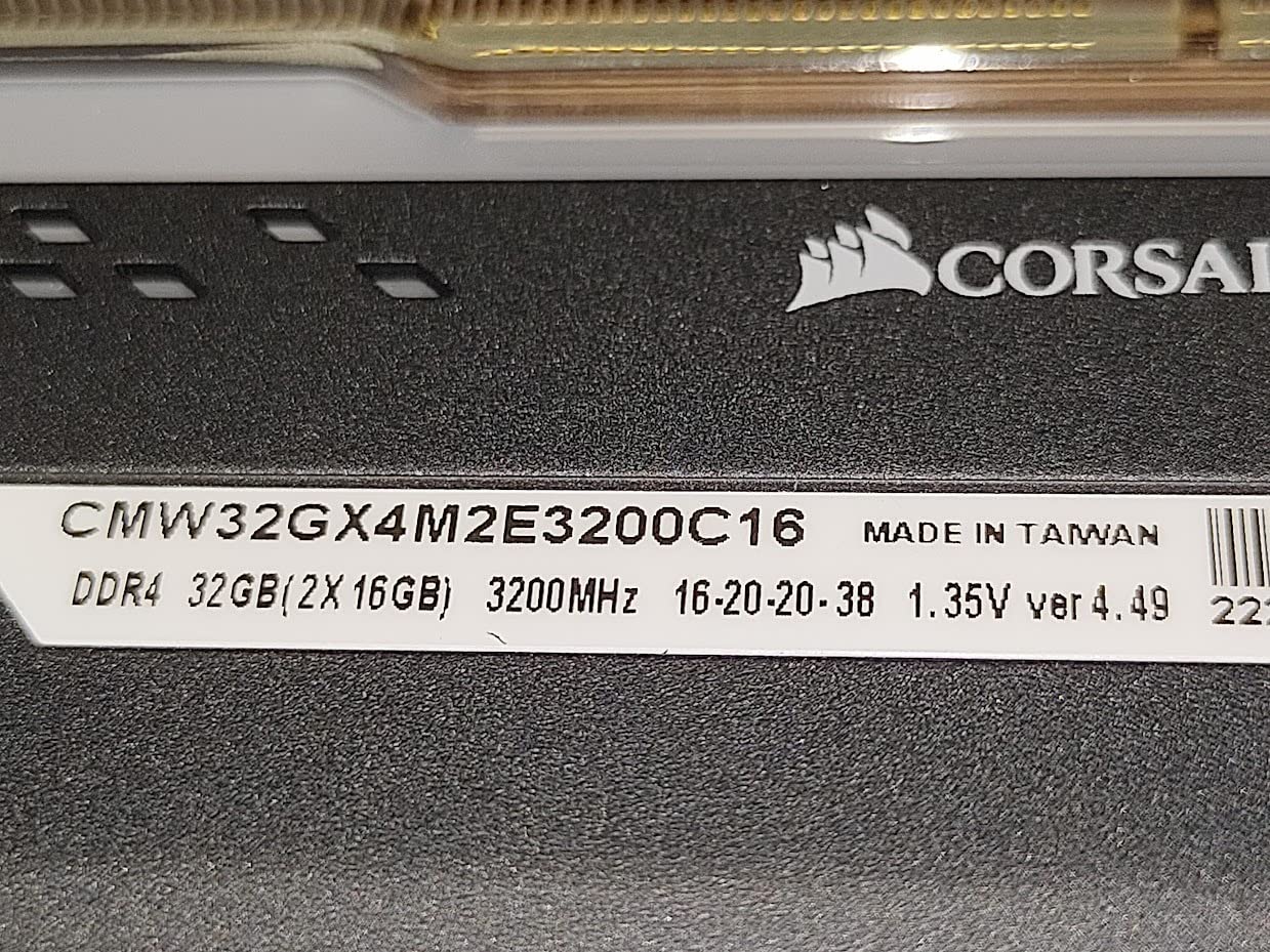 CORSAIR Vengeance RGB PRO DDR4 RAM 32GB (2x16GB) 3200MHz CL16-20-20-38 1.35V Intel AMD Desktop Computer Memory - Black customer photo 1