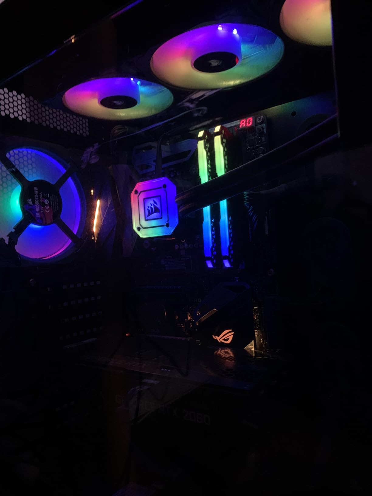 CORSAIR Vengeance RGB PRO DDR4 RAM 32GB (2x16GB) 3200MHz CL16-20-20-38 1.35V Intel AMD Desktop Computer Memory - Black customer photo 2