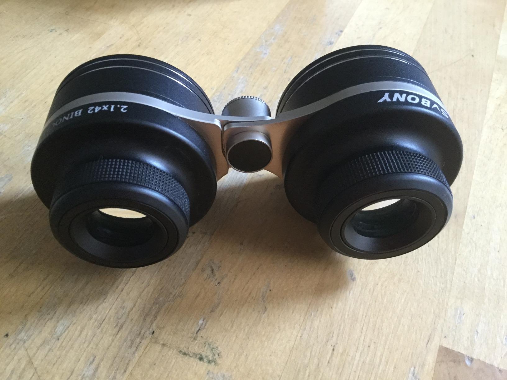 SVBONY SV407 Astronomy Binoculars 2.1x42mm, Wide Angle for Stargazing | for Star and Constellations Viewing, 26° Field of View, FMC Coating, IPX6 Waterproof, Opera Glasses, 2x Low-magnification customer photo 1