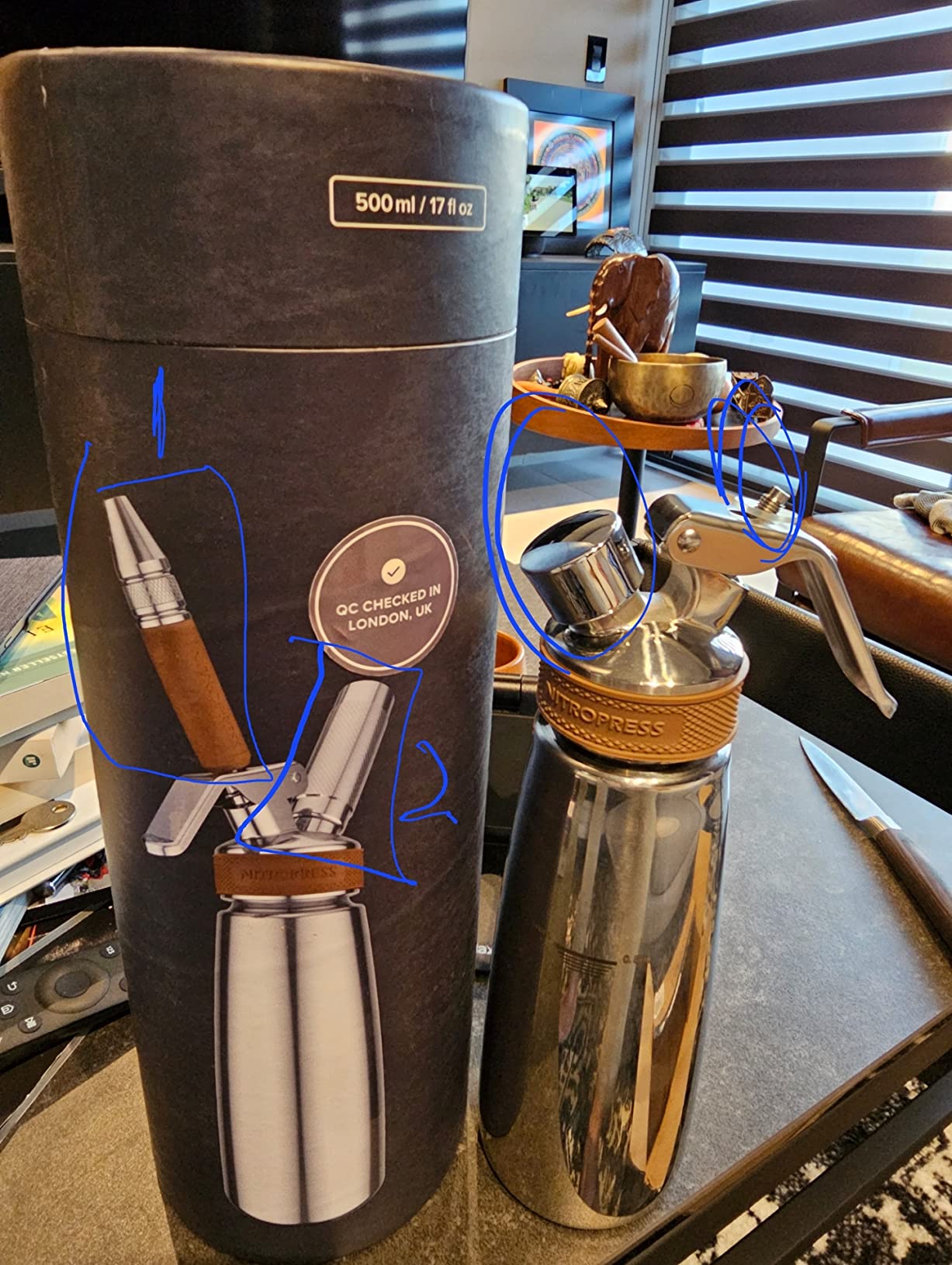 Original NitroPress - Nitro Cold Brew Coffee Maker Kit | Includes 10 Nitrogen Cartridges | Portable Infuser for Nitro Drinks, Cold Brew, Cocktails & Tea at Home or On the Go | Gift for Coffee Lovers customer photo 2
