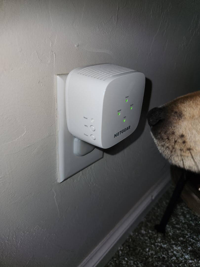 NETGEAR WiFi Mesh Range Extender (EX5000) - Covers up to 1,000 sq.ft. and 15 Devices with AC1200 Dual Band Wireless Signal Booster & Repeater (up to 1200 Mbps Speed) - Compact Wall Plug Design customer photo 2
