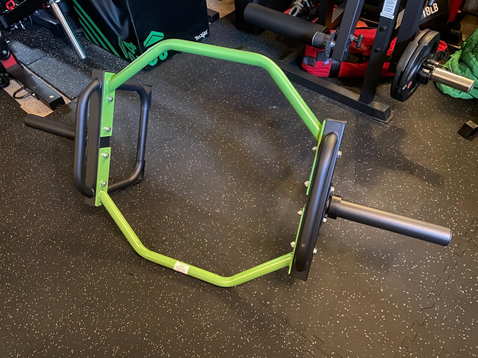CAP Olympic Trap & Shrug Bar with Elevated Grip, 500-Lb Capacity customer photo 1
