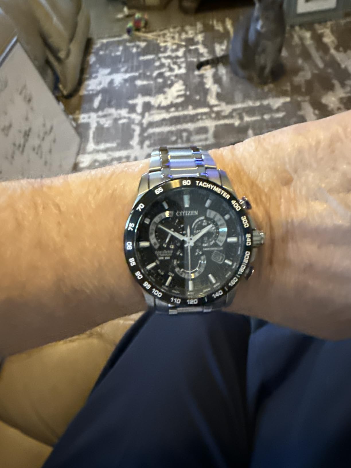 Citizen Men's Eco-Drive Sport Luxury PCAT Chronograph Watch customer photo 2