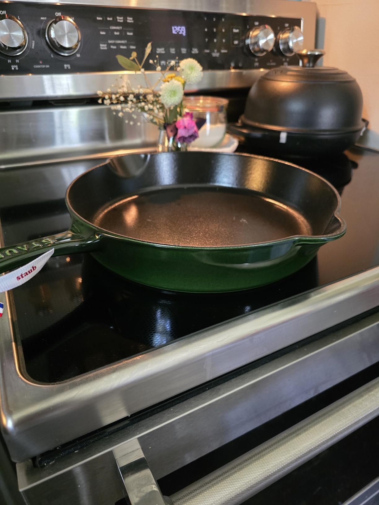 Staub Cast Iron 11-inch Traditional Skillet - Cherry customer photo 1