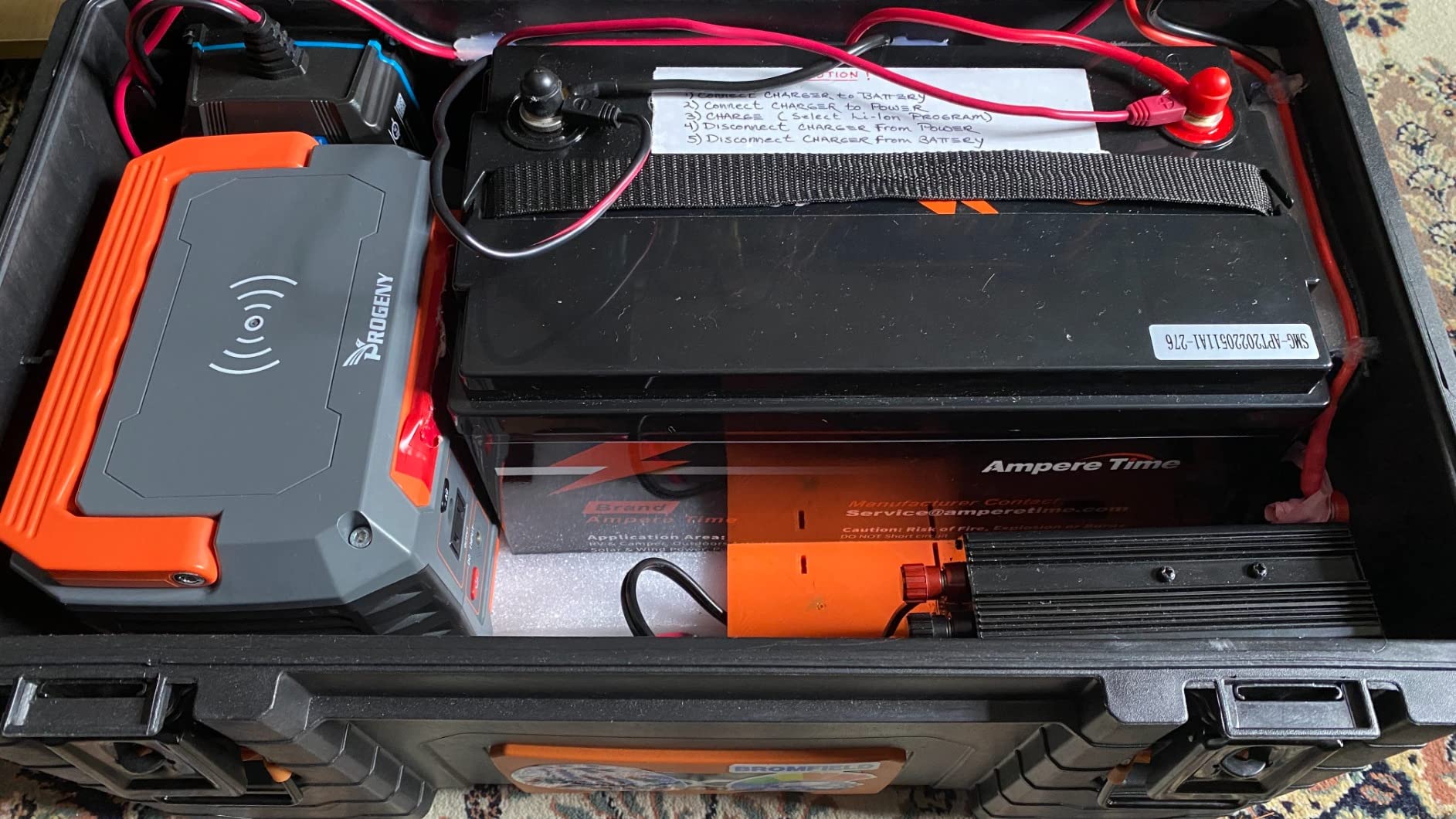 LiTime 12V 100Ah Group 31 LiFePO4 Deep Cycle Battery for RV Marine Solar | 100A BMS, Max. 15000 Cycles at 60% DOD, IP65 Waterproof, Max 4P4S, 1280Wh, Lithium Batteries for Camper Off-Grid, Travel customer photo 2