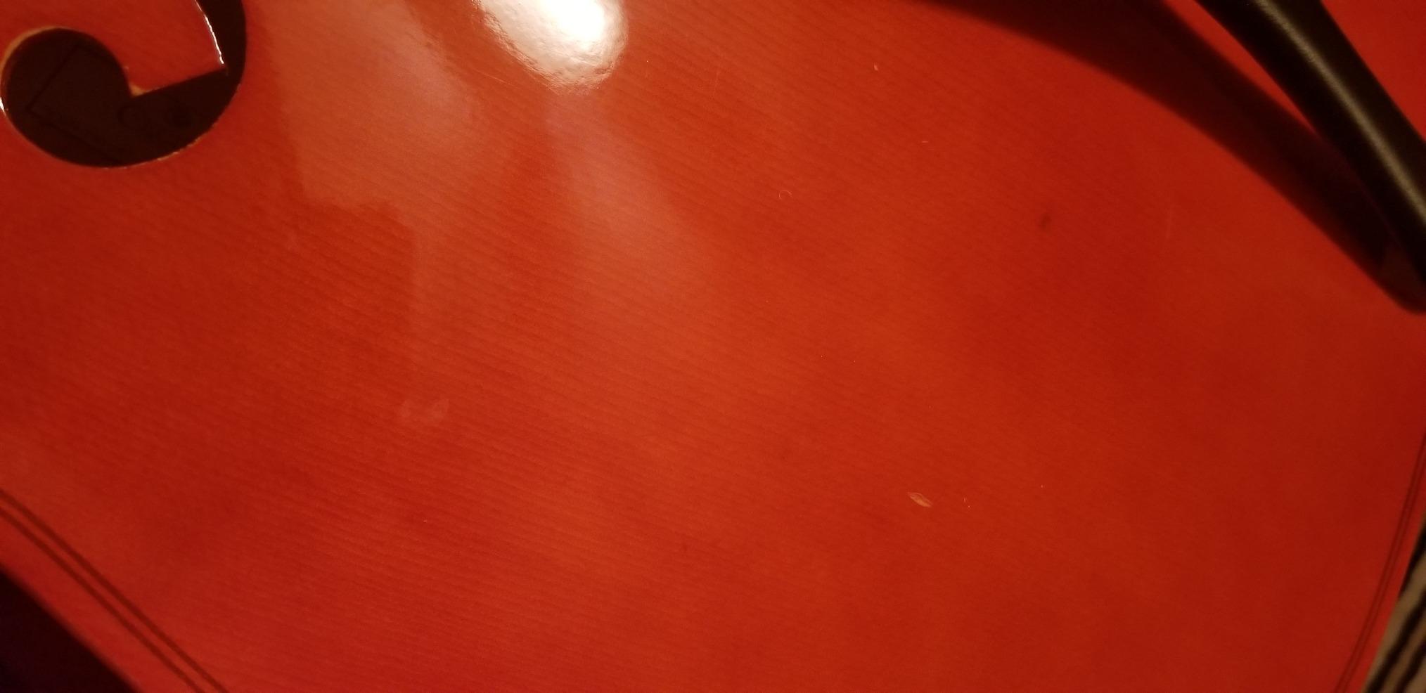 4/4 Full Size Cello with Hard & Soft Case, Stand, Bow, Rosin, Bridge and Extra Set of Strings, CCO-100 customer photo 1