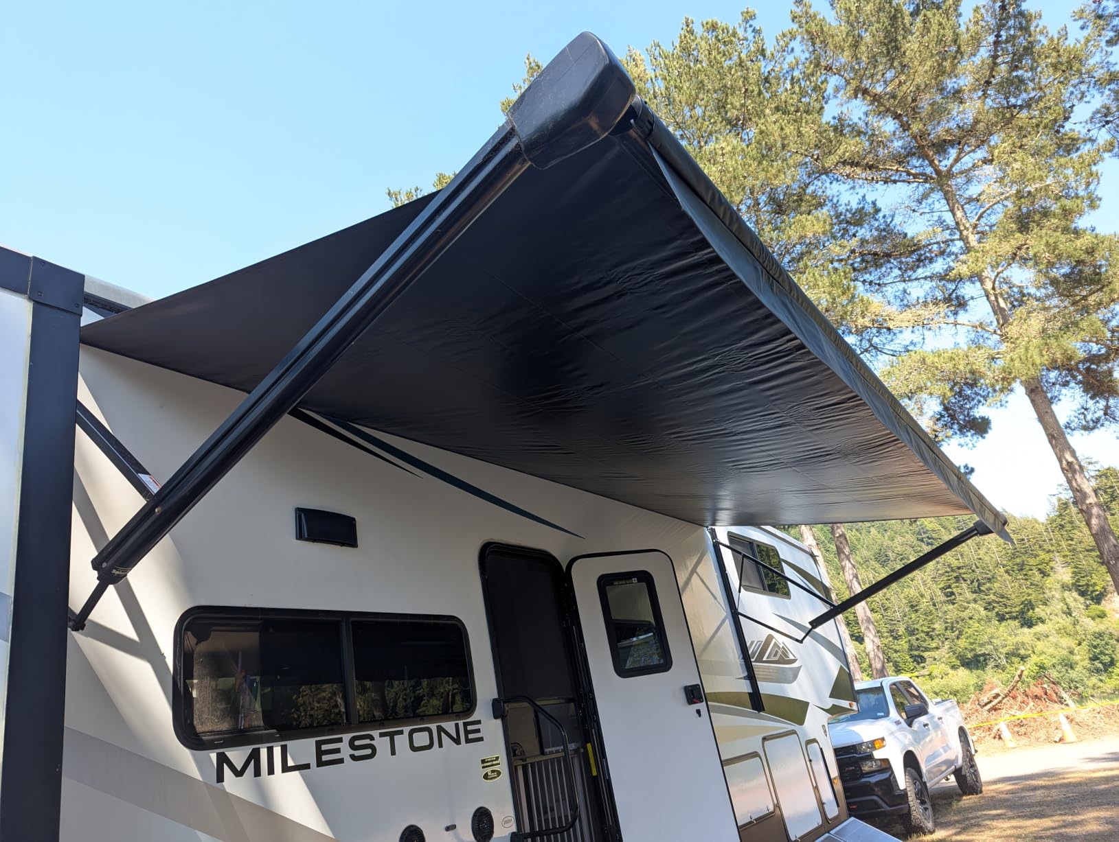 RecPro 16' RV Awning Fabric Replacement | Tan/Camel Fade Vinyl customer photo 1