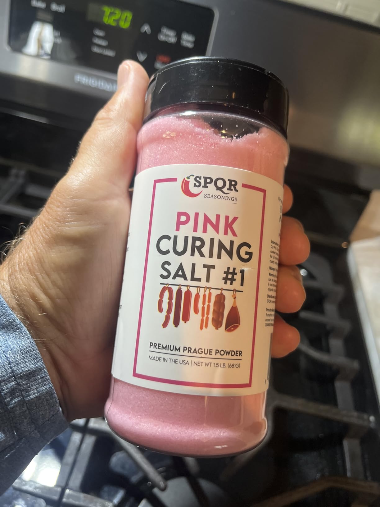 Curing Salt No.1. Quick Cure Premium Prague Powder XL 1.5 Pound Bottle by SPQR Seasonings customer photo 1