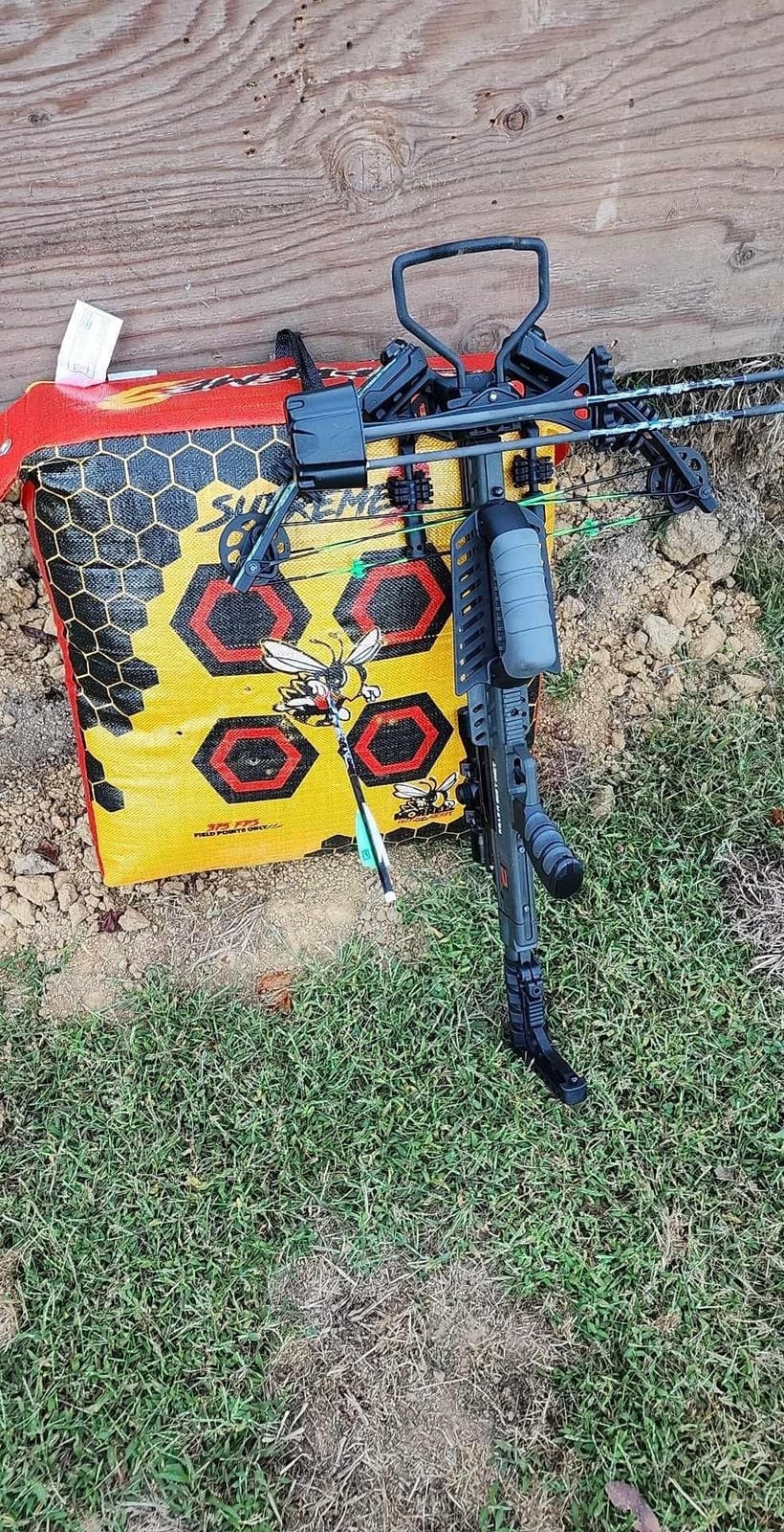 Killer Instinct Boss 405 Crossbow Pro Package with 4x32 IR-W Scope, Rope Cocker, String Suppressors, 3-Bolt Quiver, 3 Hypr Lite Bolts customer photo 2