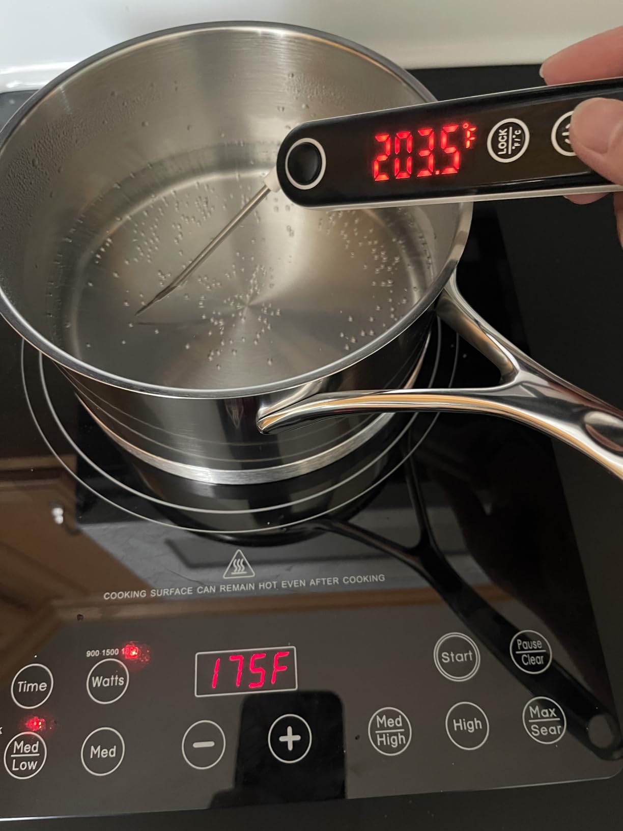 Nuwave Pro Chef Induction Cooktop, NSF-Certified, Commercial-Grade, Portable, Powerful 1800W, Large 8