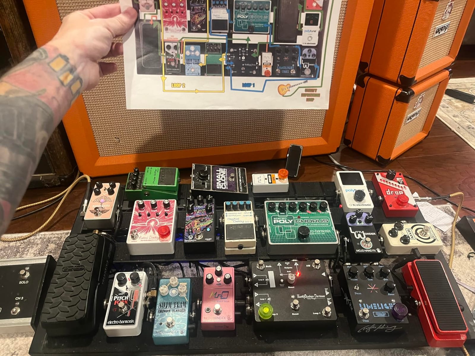 JOYO Compact Wah/Volume Guitar Pedal, 6-Mode Sweep Range & Adjustable Q Control, Active Volume with Minimum Knob, True Bypass in Wah Mode (WAH-II) customer photo 1