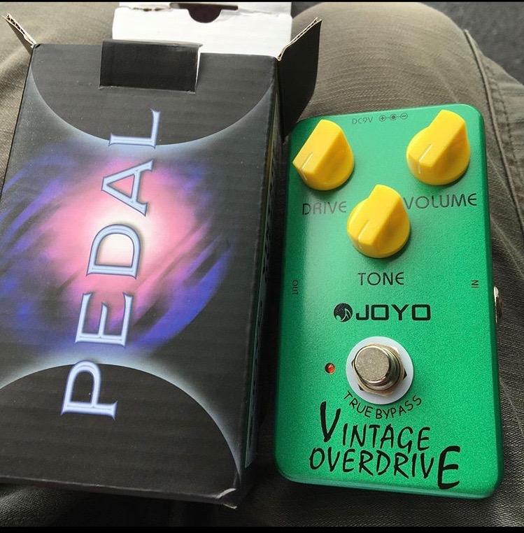JOYO Vintage Overdrive Guitar Pedal, Smooth Overdrive Tone with RC4558 Chip (JF-01) customer photo 1