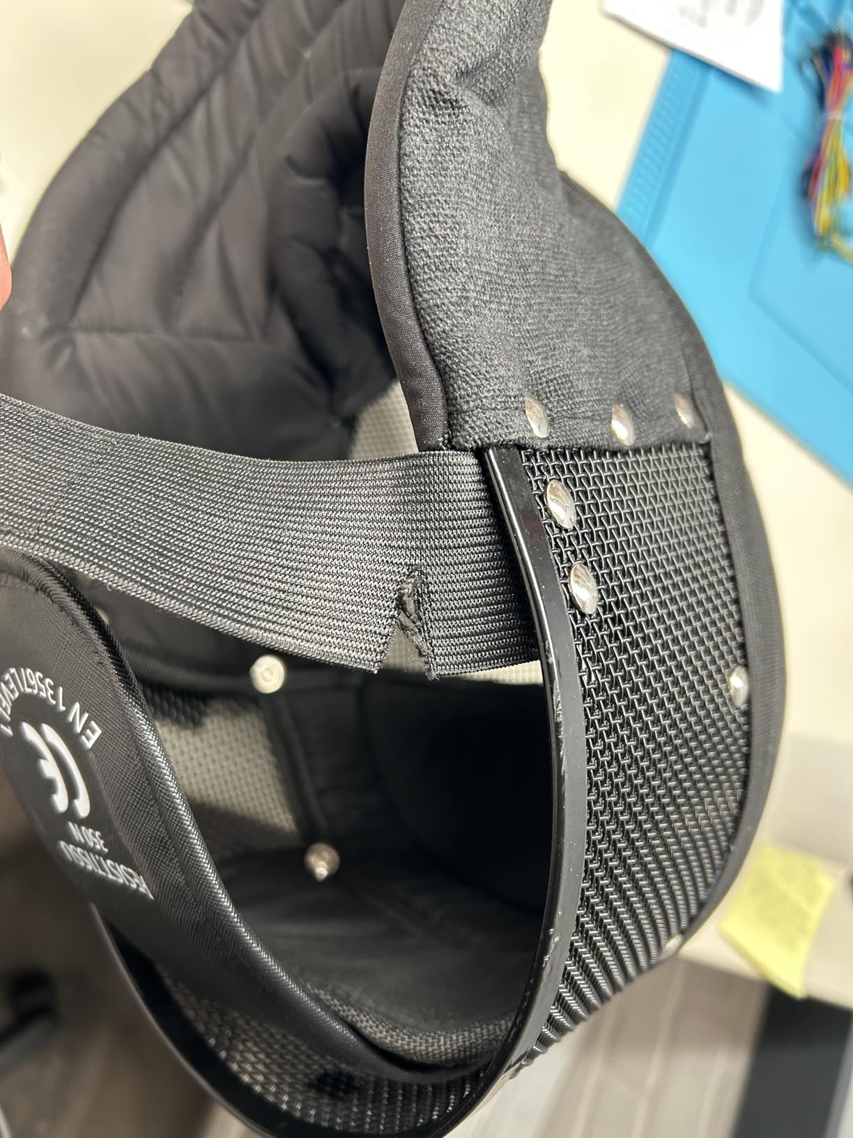 LEONARK Armoury Hema Helmet- Fencing Coach Mask - CE 350N Certified National Grade Masque - Fencing Protective Gear with Storage Bag customer photo 2