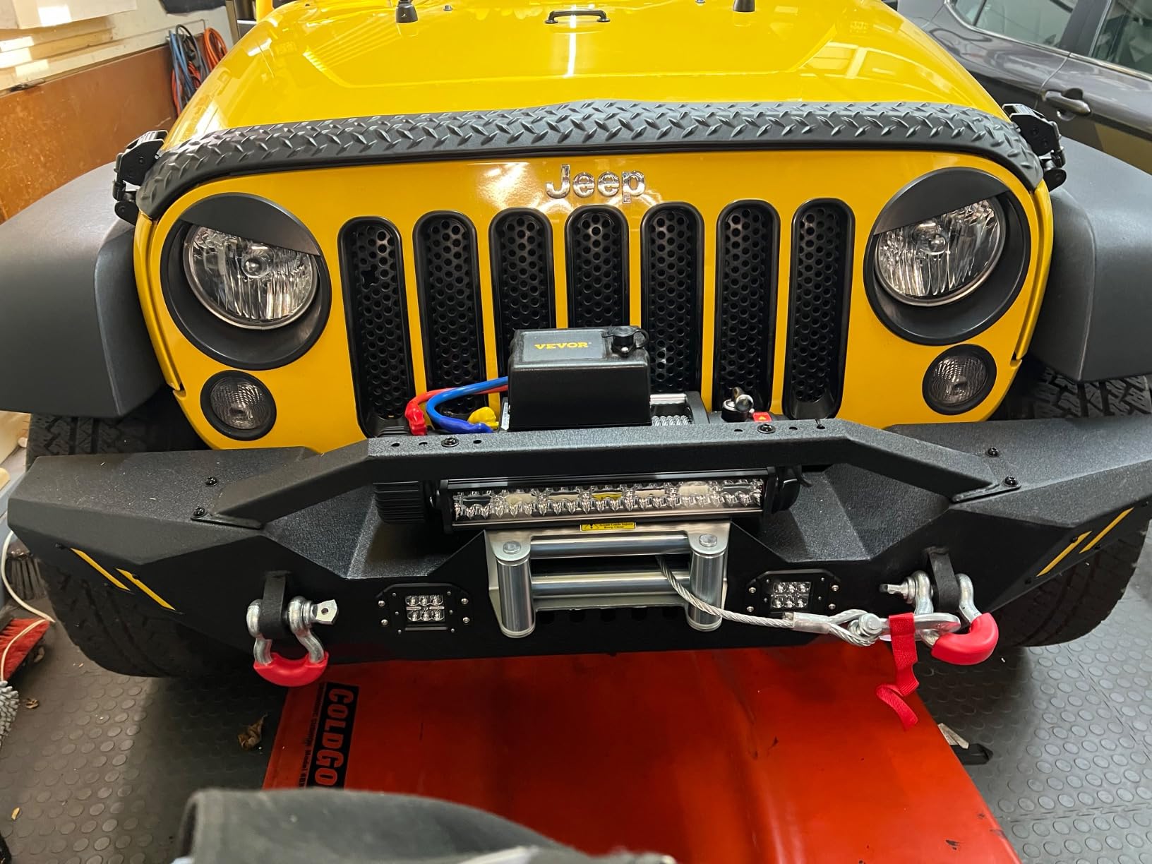 VEVOR Truck Winch 12000lbs Electric Winch 85ft/26m Steel Cable 12V Power Winch Jeep Winch with Wireless Remote Control and Powerful Motor for UTV ATV & Jeep Truck and Wrangler customer photo 1