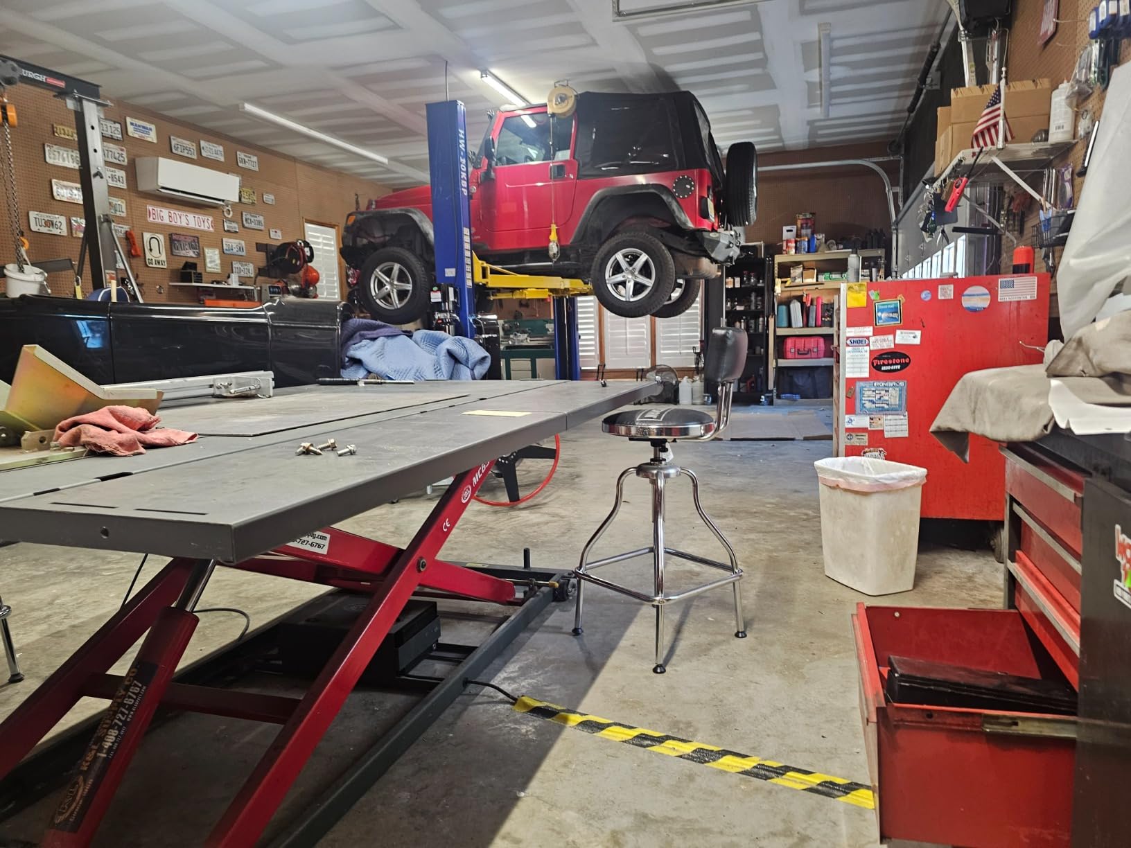 APlusLift HW-10KBP 10000LB Two Post Floor Plate Car Lift 3 Year Warranty customer photo 2