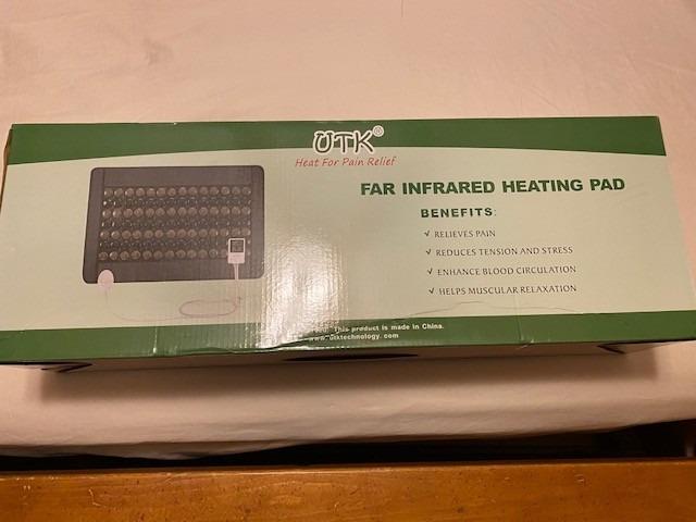 UTK Far Infrared Heating Pad for Back Pain Relief, Full Body Heat Therapy | 21 x 31