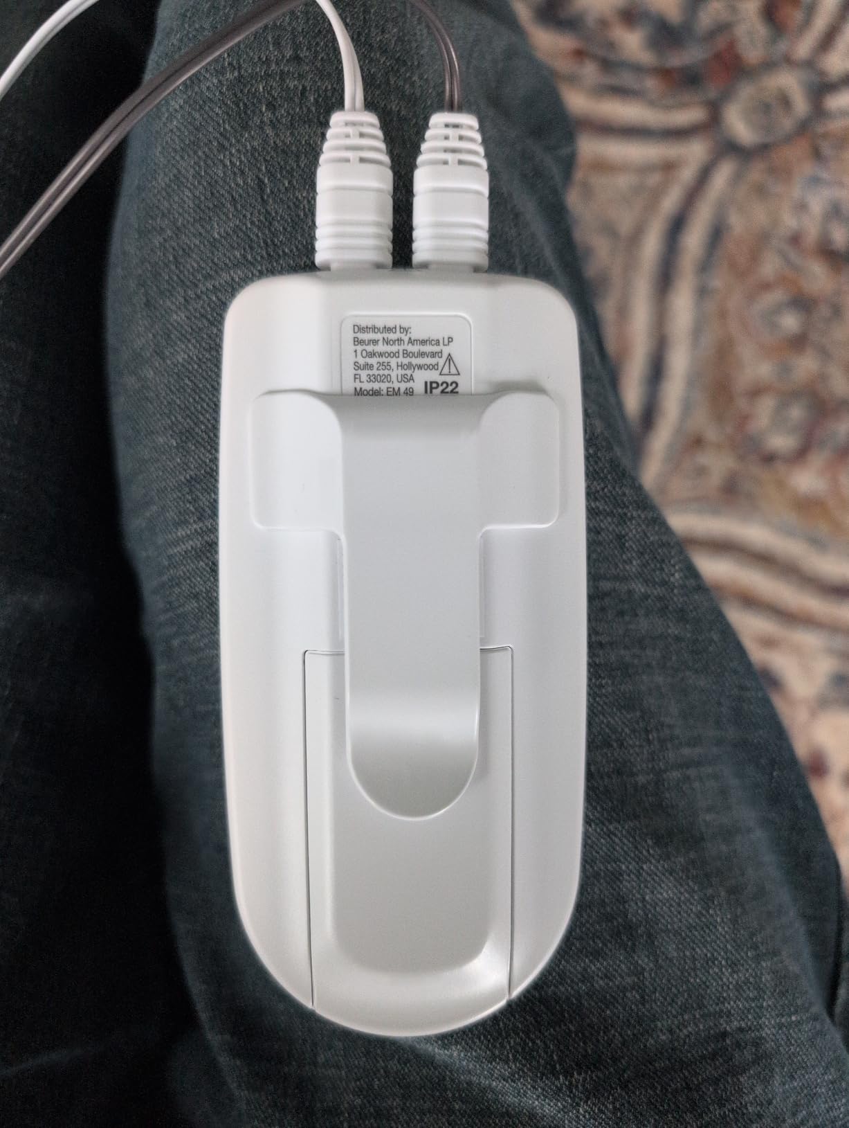 Beurer EM59 Digital 3-in-1 TENS Unit, EMS & Heat Therapy for Pain Relief & Relaxation, Muscle Stimulator with 2 Adjustable Channels, 64 Applications, Timer Function customer photo 1