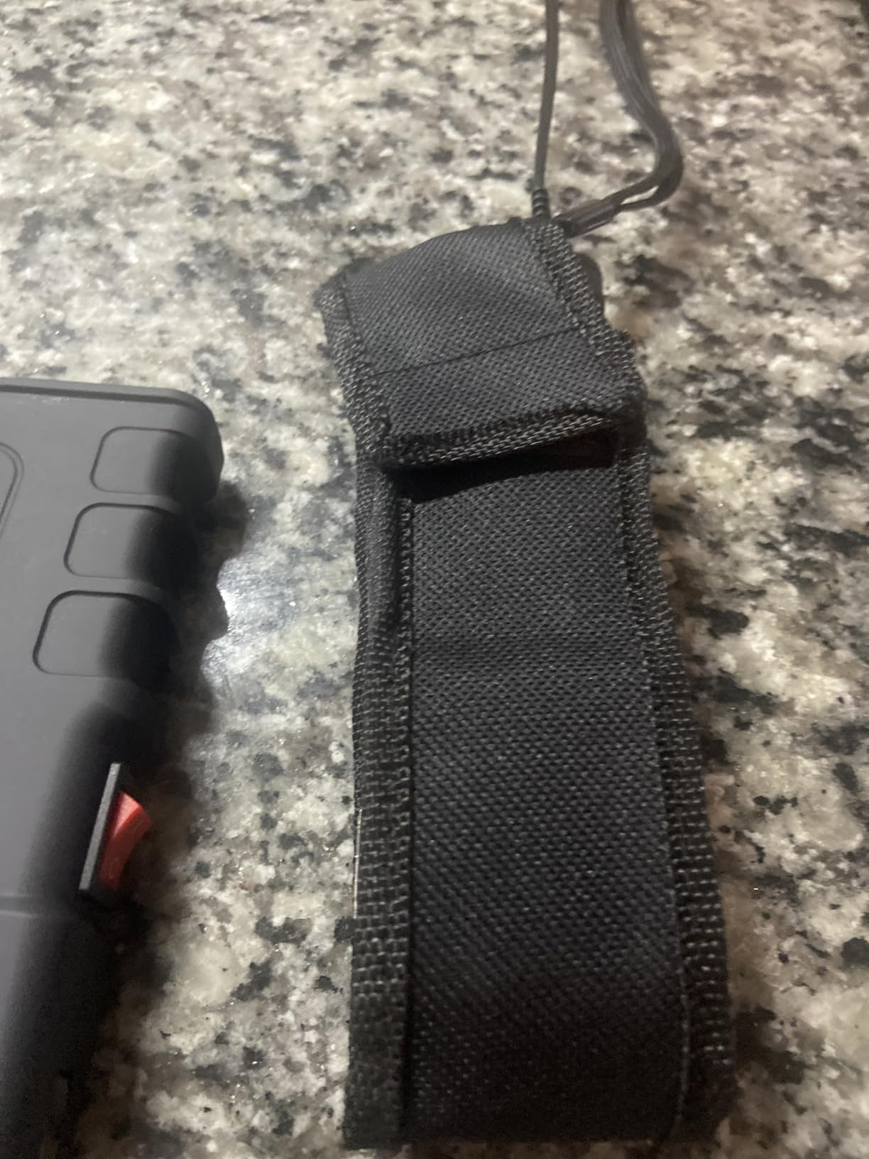 DARTMOOR 300,000V Stun Gun Ultrapowerful Rechargeable Phone Size for Men Women with Side Shock Plates for Car & Self Defense Tactical Flashlight Custom Holster and Lanyard, 2 Packs customer photo 2