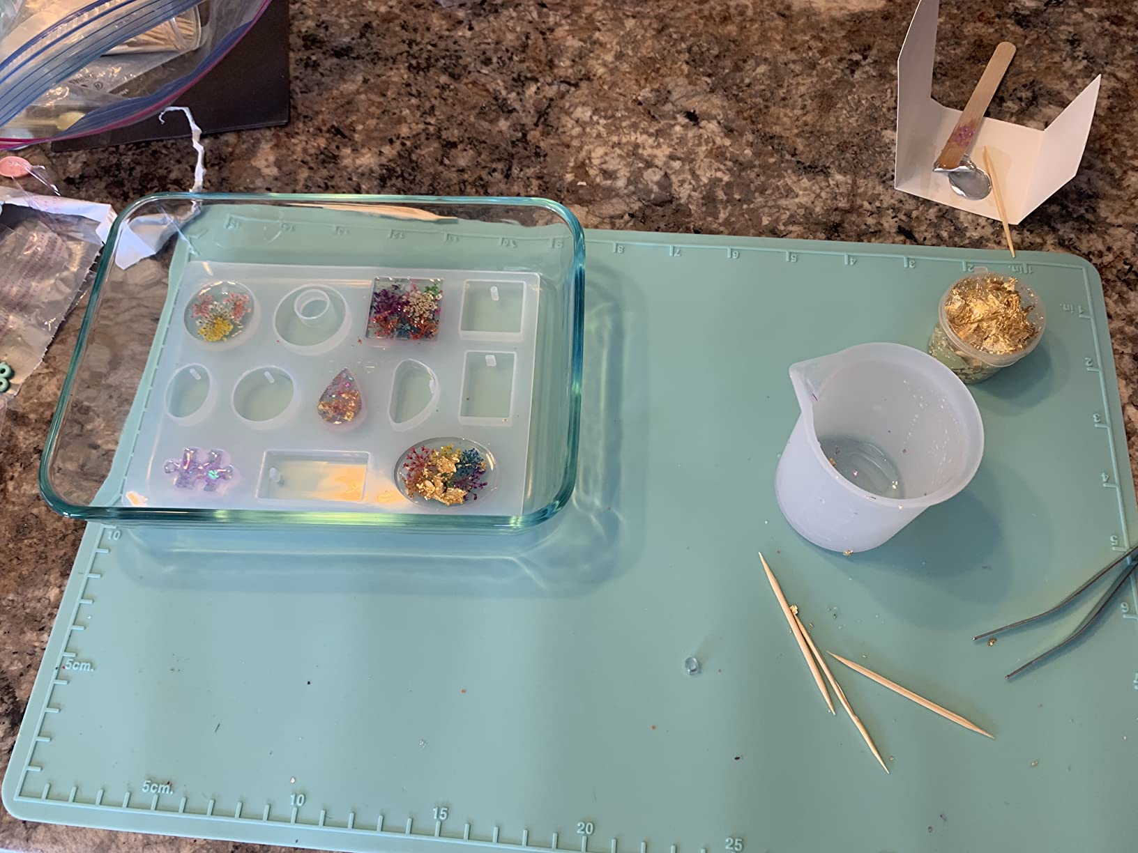Goody King Resin Jewelry Making Starter Kit - Resin Kits for Beginners with Molds and Resin Jewelry Making Supplies - Silicone Casting Mold, Tools Set Clear Epoxy for DIY Jewelry customer photo 2