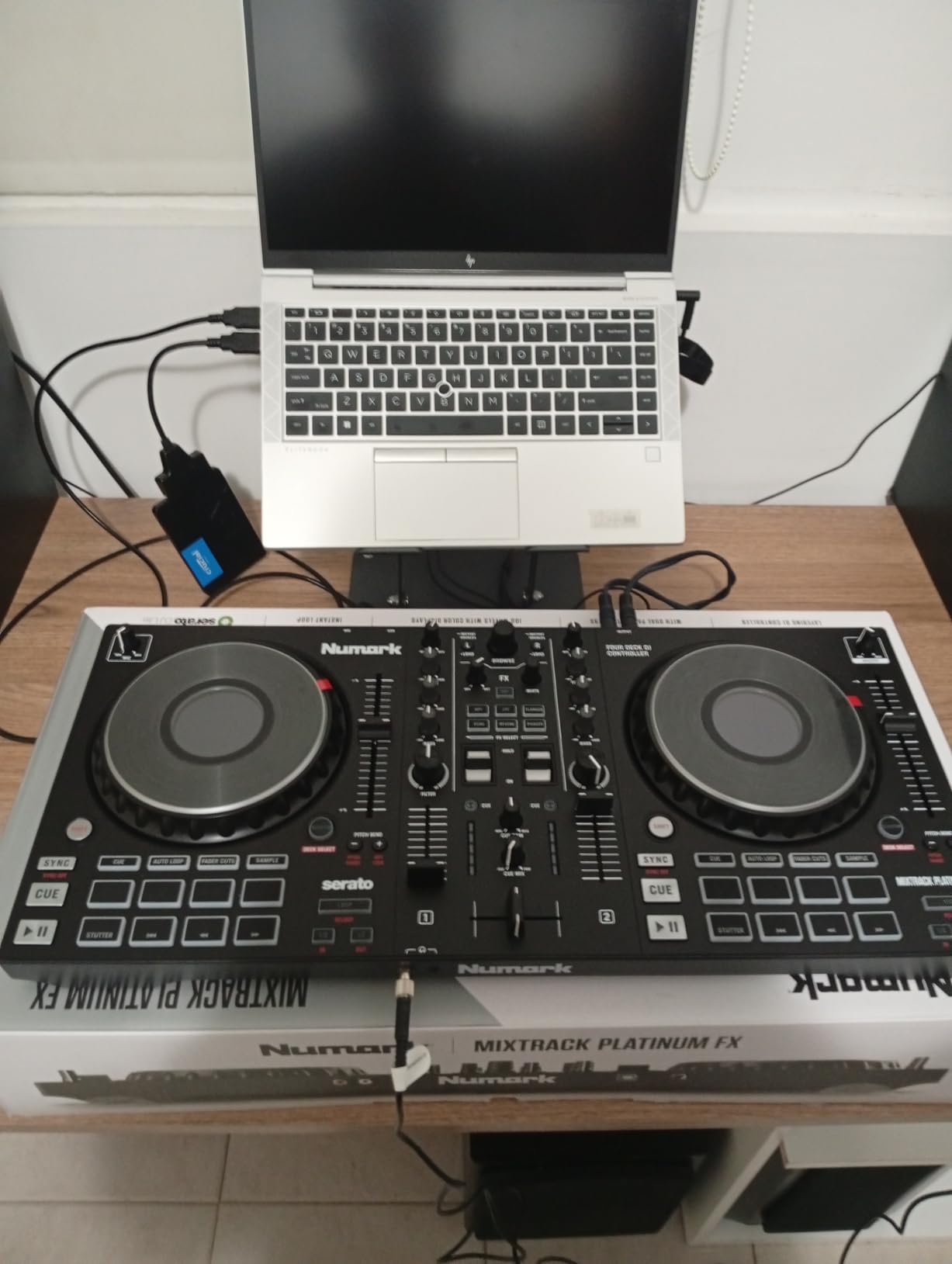Numark Mixtrack Platinum FX DJ Controller | 4-Decks, 3-Band EQ DJ Mixer, Jog Wheel Displays customer photo 2