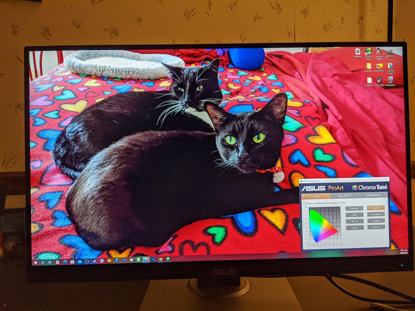ASUS ProArt PA278QV 27 Inch 1440p QHD Professional Monitor | Calman Verified, IPS, Height Adjustable, 100% sRGB, Eye Care, Anti-Glare, Ergonomic Stand, Rec.709 customer photo 2