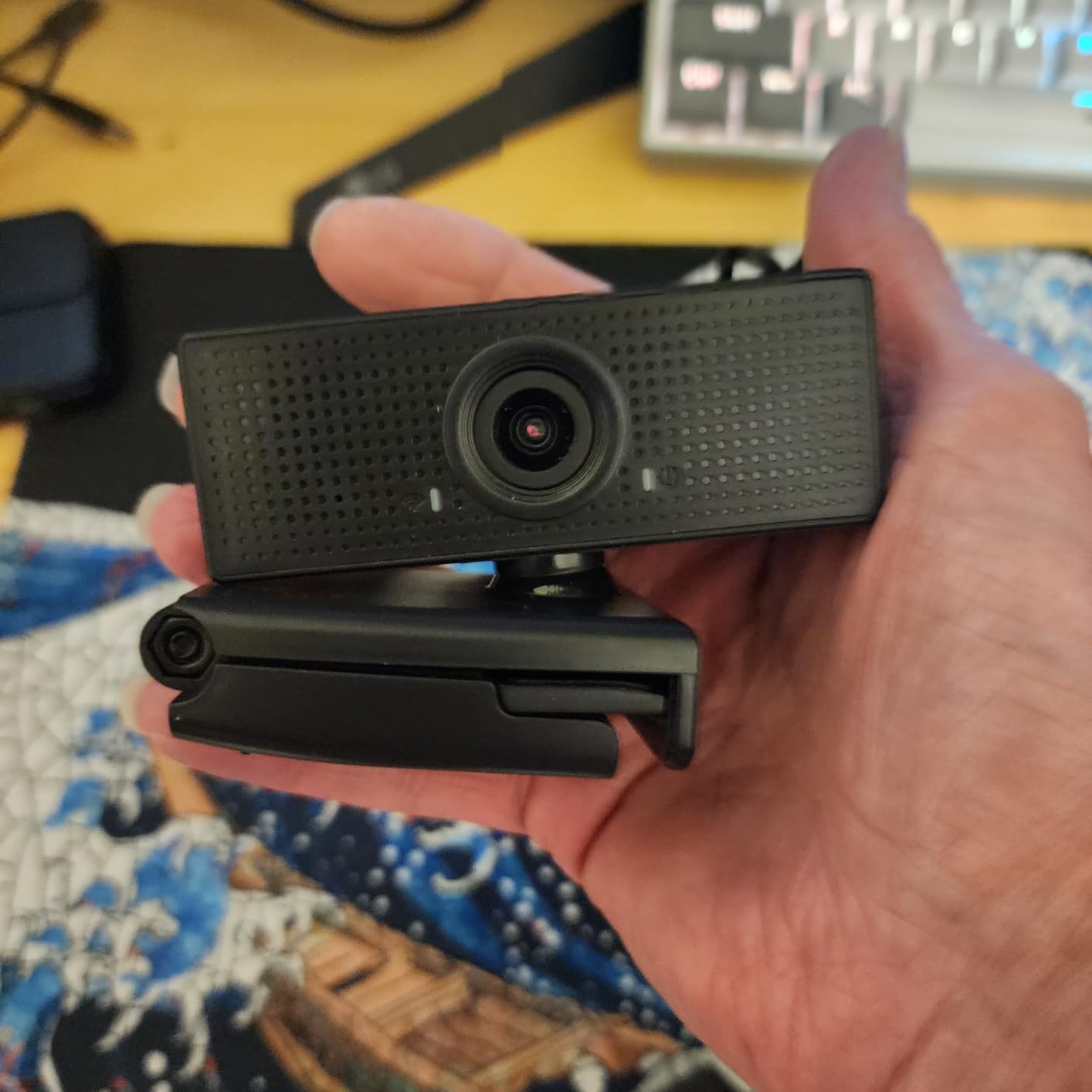 NexiGo N60 1080P Webcam with Microphone, Software Control & Privacy Cover, USB HD Computer Web Camera, Plug and Play, for Zoom/Skype/Teams, Conferencing and Video Calling customer photo 2