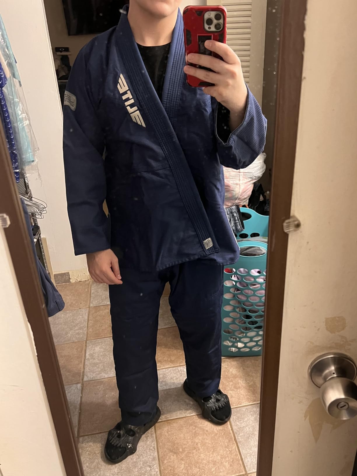 Elite Sports BJJ GI for Men IBJJF Kimono BJJ Jiujitsu GIS W/Preshrunk Fabric & Free Belt (See Special Sizing Guide) customer photo 1