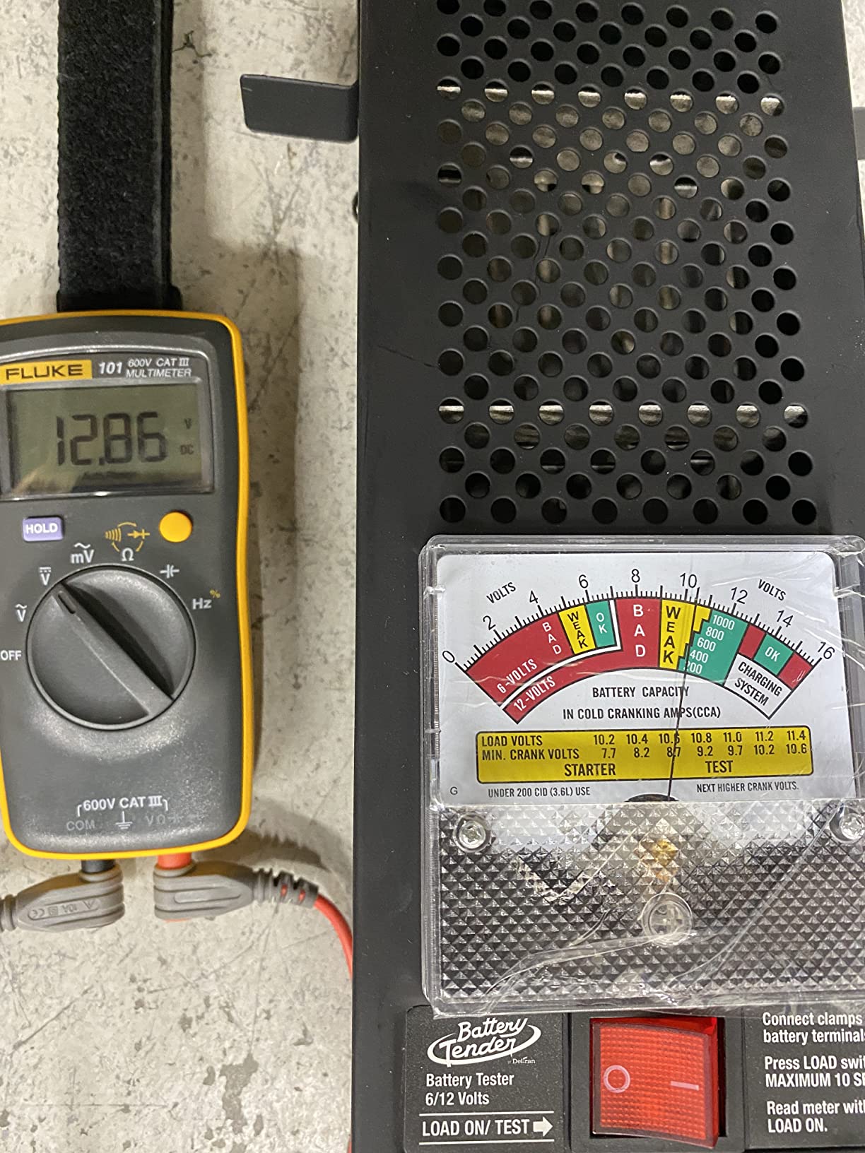 Battery Tender Battery Load Tester 12 Volt at 100 Amps / 6 Volt at 50 Amps Battery Tester - Test Battery Load for 12V or 6V Batteries - Battery Health Checker, Check Starter Motor Draw - 026-0020 customer photo 2