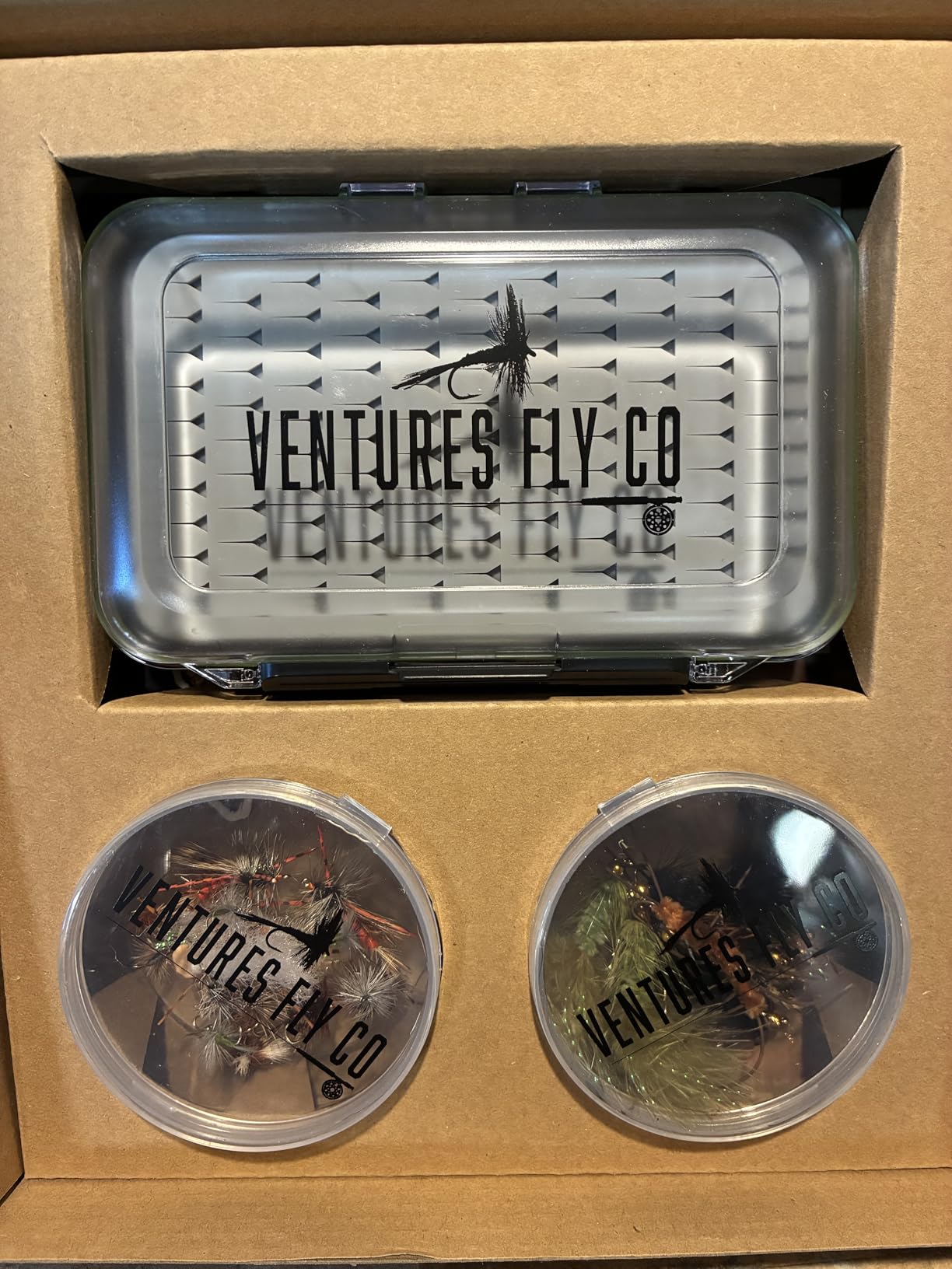 Ventures Fly Co. | 40 Premium Hand Tied Fly Fishing Flies Assortment | Fly Box Included | Dry, Wet, Nymphs, Streamers, Wooly Buggers, Terrestrials | Trout, Bass Lure Set, Kit customer photo 2