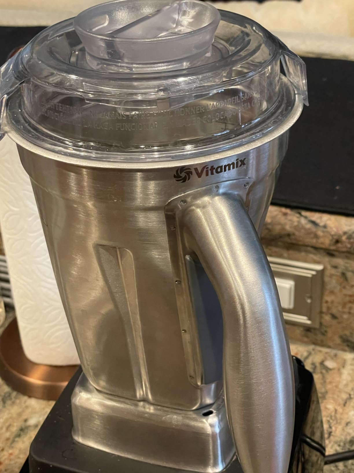 Vitamix 48 oz. Stainless Steel Blender Container with SELF-DETECT, BPA-Free | Works with All Full-Size Vitamix Blenders, Odor and Stain Resistant, Dishwasher Safe, Laser-Cut Stainless-Steel Blades customer photo 2