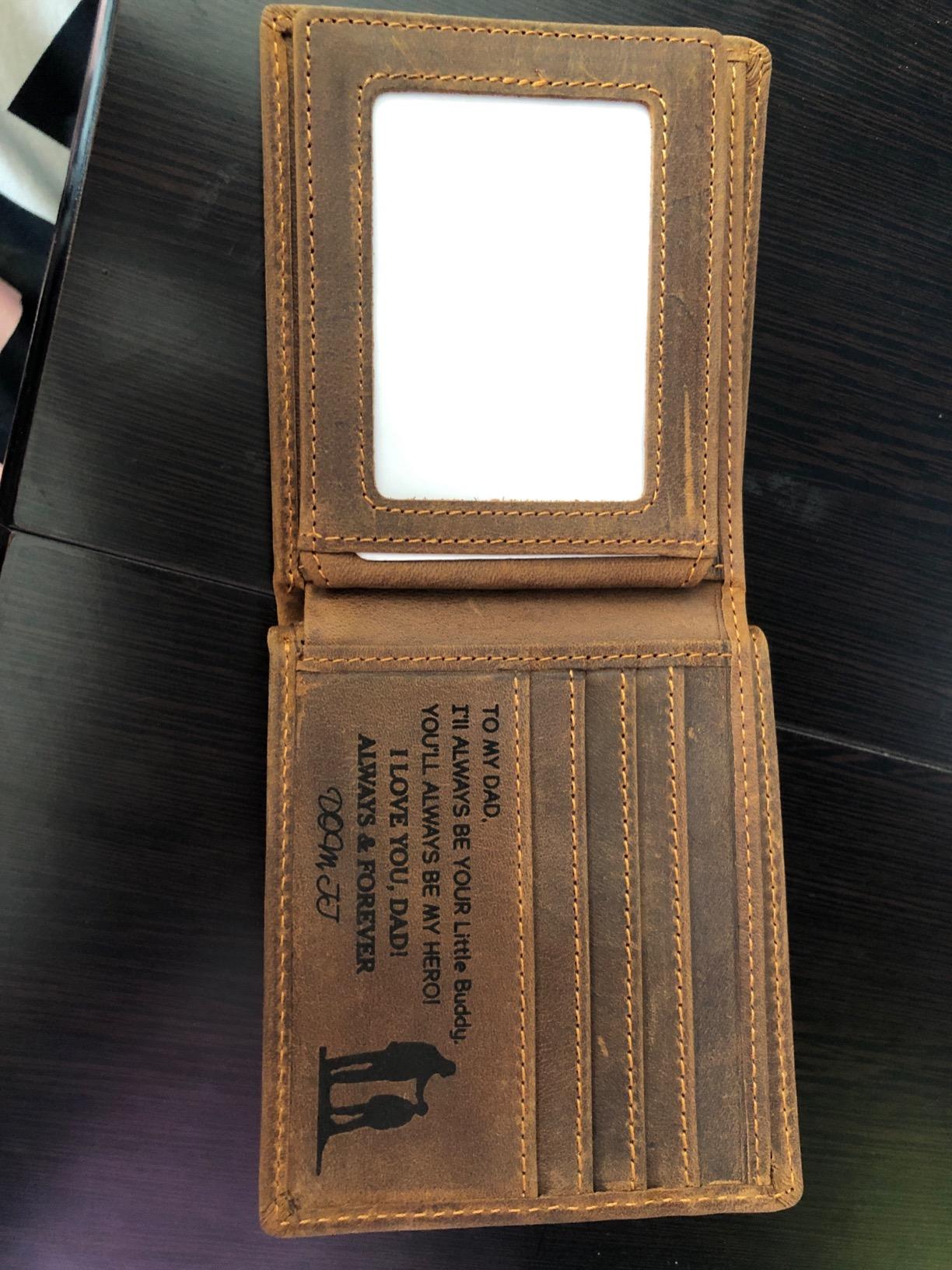awofer Mens Wallet - Leather Wallets, The Perfect Mens Gift for Dad Son Husband Boyfriend, Anniversary Birthday Father's Day Gifts customer photo 2