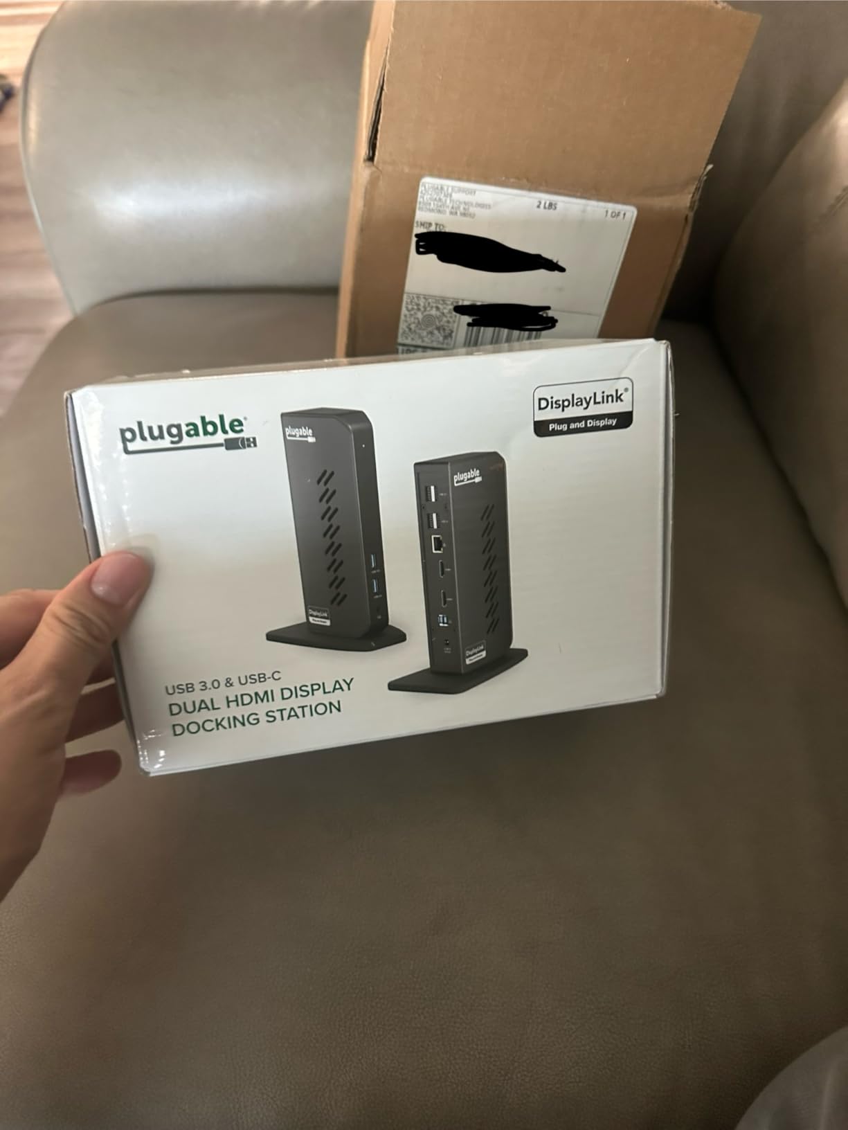 Plugable Dual 1080p HDMI Universal Docking Station for USB-C & USB 3.0 Laptop, 10 Ports, Windows/ChromeOS Plug & Play, macOS Driver Required (UD-3900Z) customer photo 1