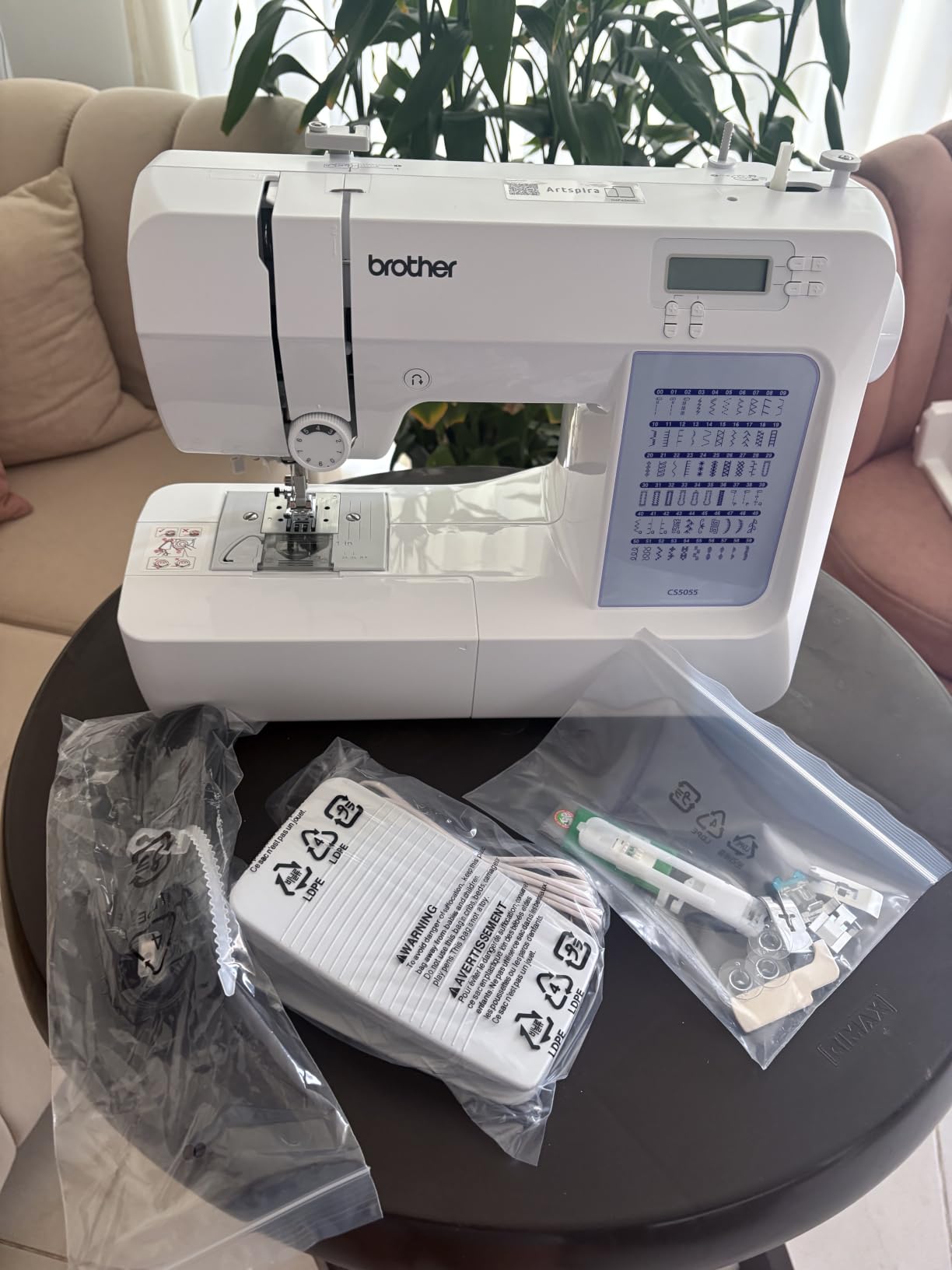 Brother CS5055 Computerized Sewing Machine with LCD Display customer photo 2