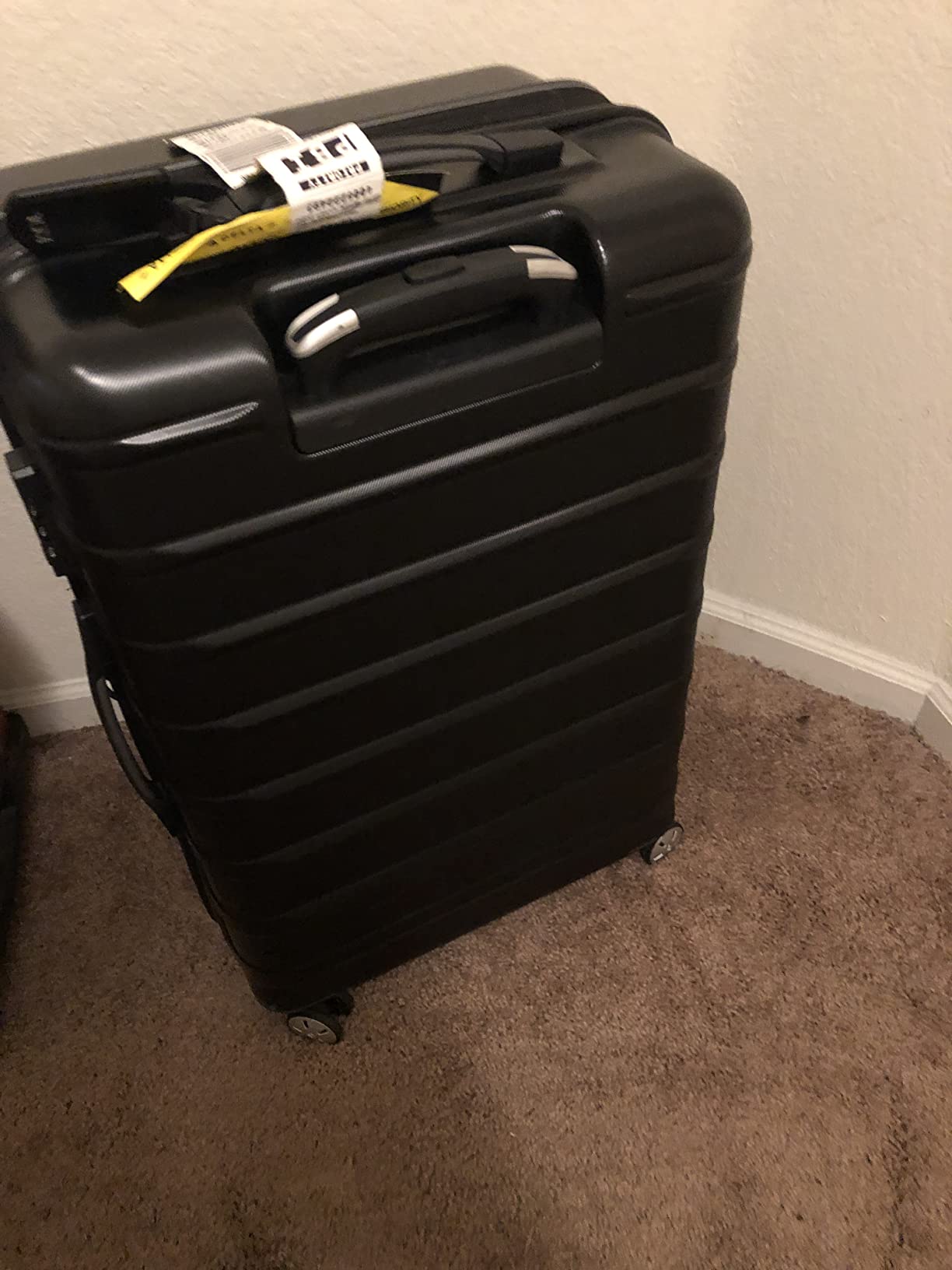 Samsonite Omni 2 Hardside Expandable Spinner Wheel Luggage, Checked Medium 24 in, Nova Teal customer photo 2