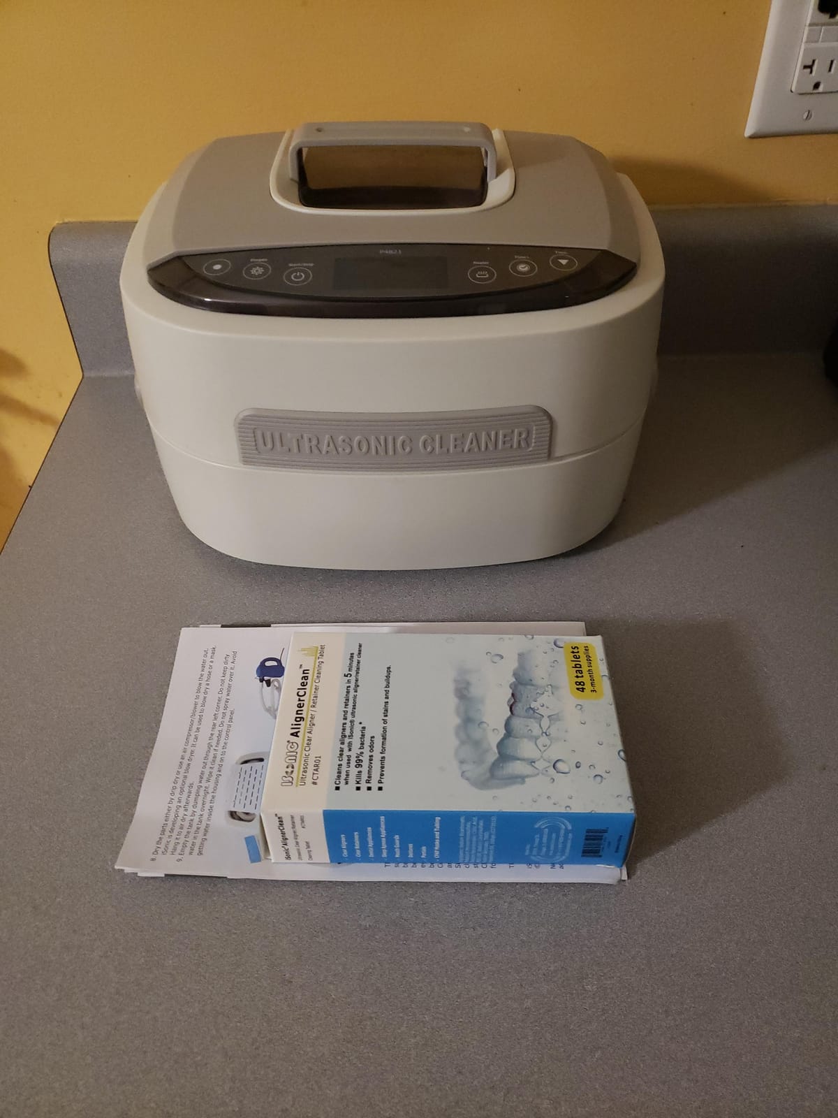 iSonic CPAP Ultrasonic Cleaner - Deep Cleaning for CPAP Masks, Hoses & Sleep Apnea Accessories (Medium) customer photo 2