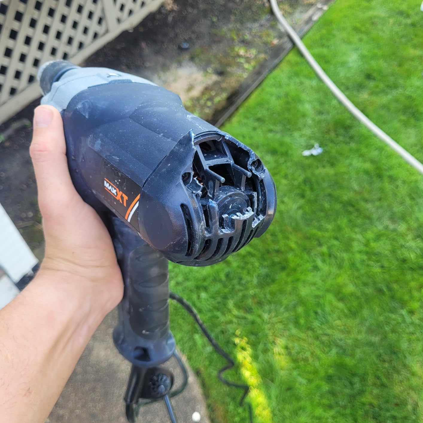 MAXXT Drill Mixer Set with Spade Handle 1/2 inch Electric Corded Mixing Drill Machine 9A Motor Concrete Mud Mixer customer photo 1