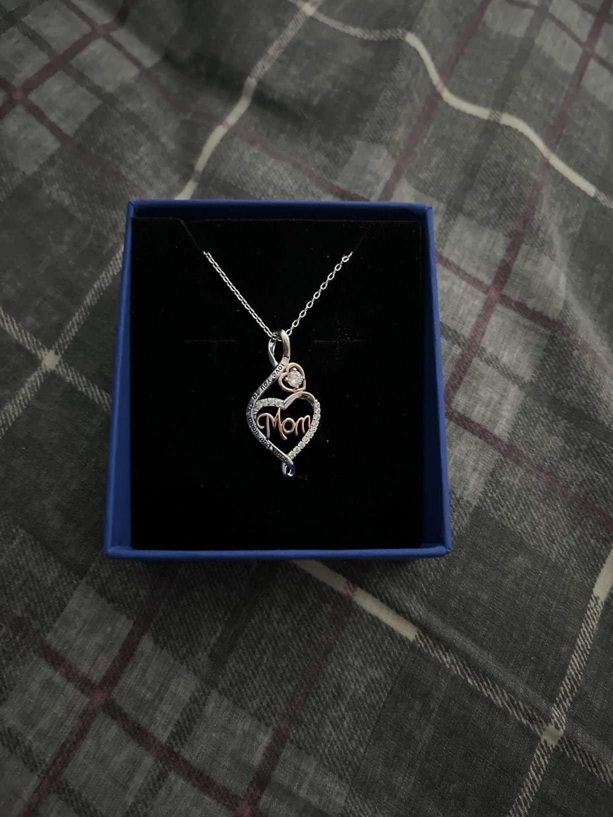 BFF&UNICORN Gifts for Women, Sterling Silver Mom Nana Grandma Necklace for Women, Birthday Mothers Day Jewelry Gifts for Mom Grandma Wife from Daughter Son customer photo 2