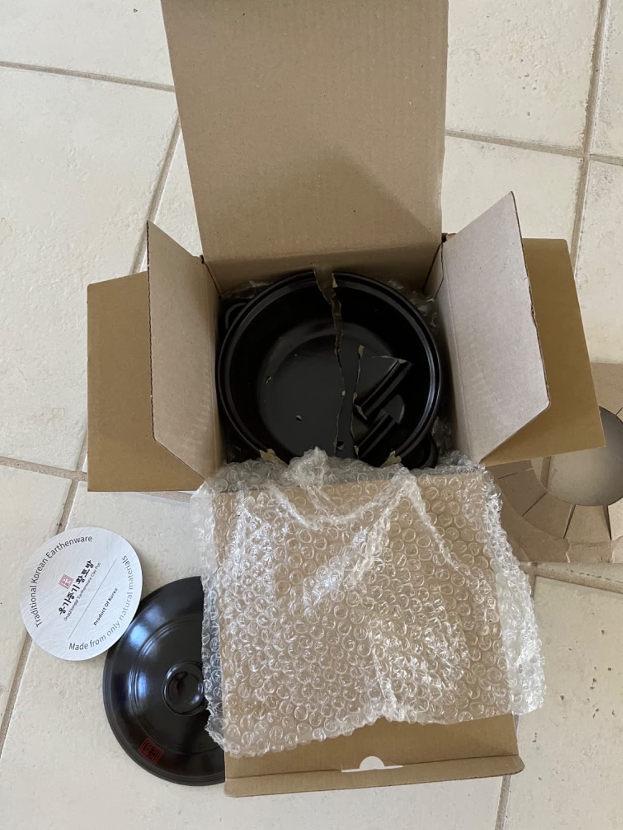 Korean Earthenware Clay Hot Pot (1100ml) customer photo 2