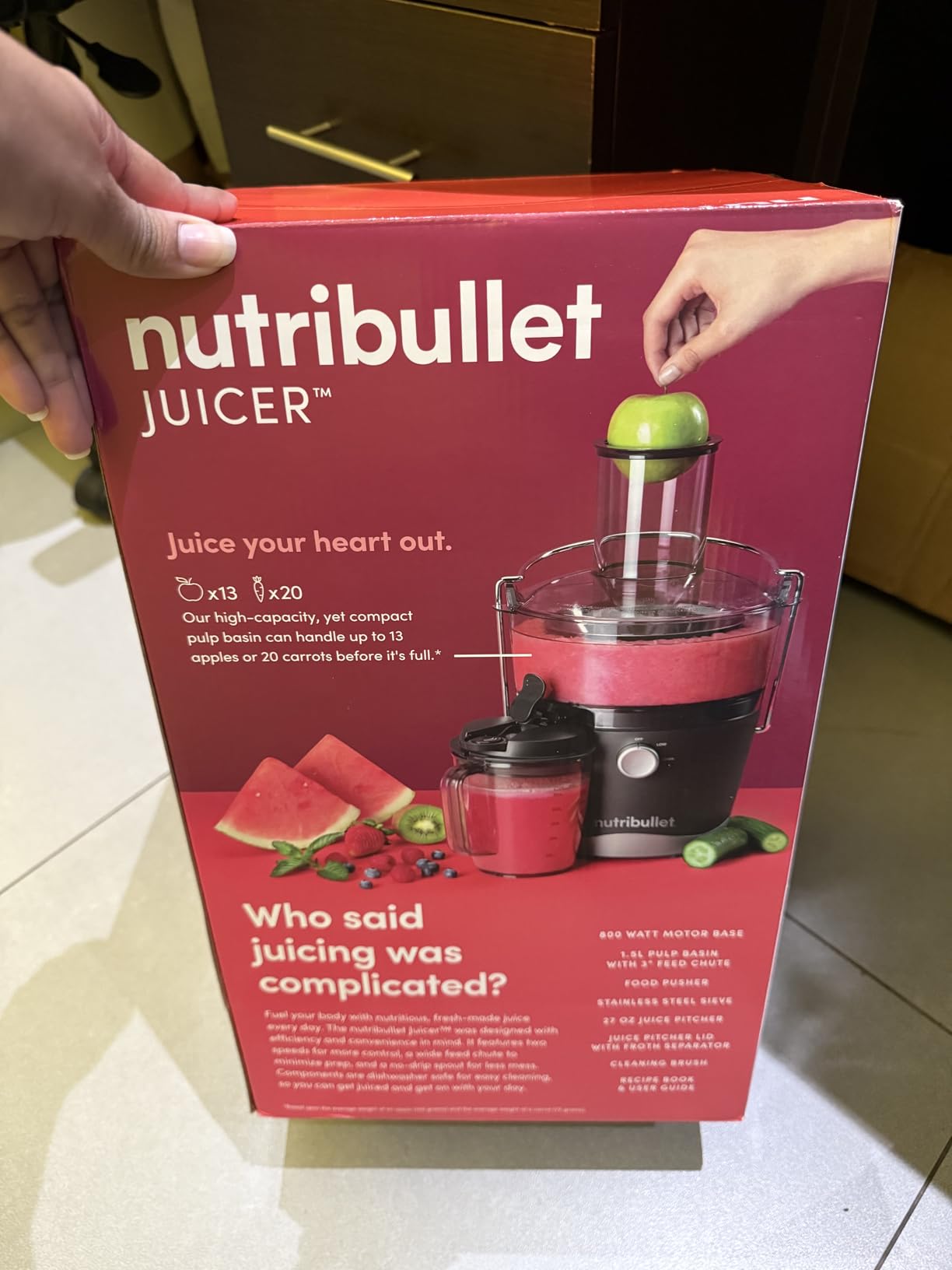 Juicer, 800W Juicer, Large 3