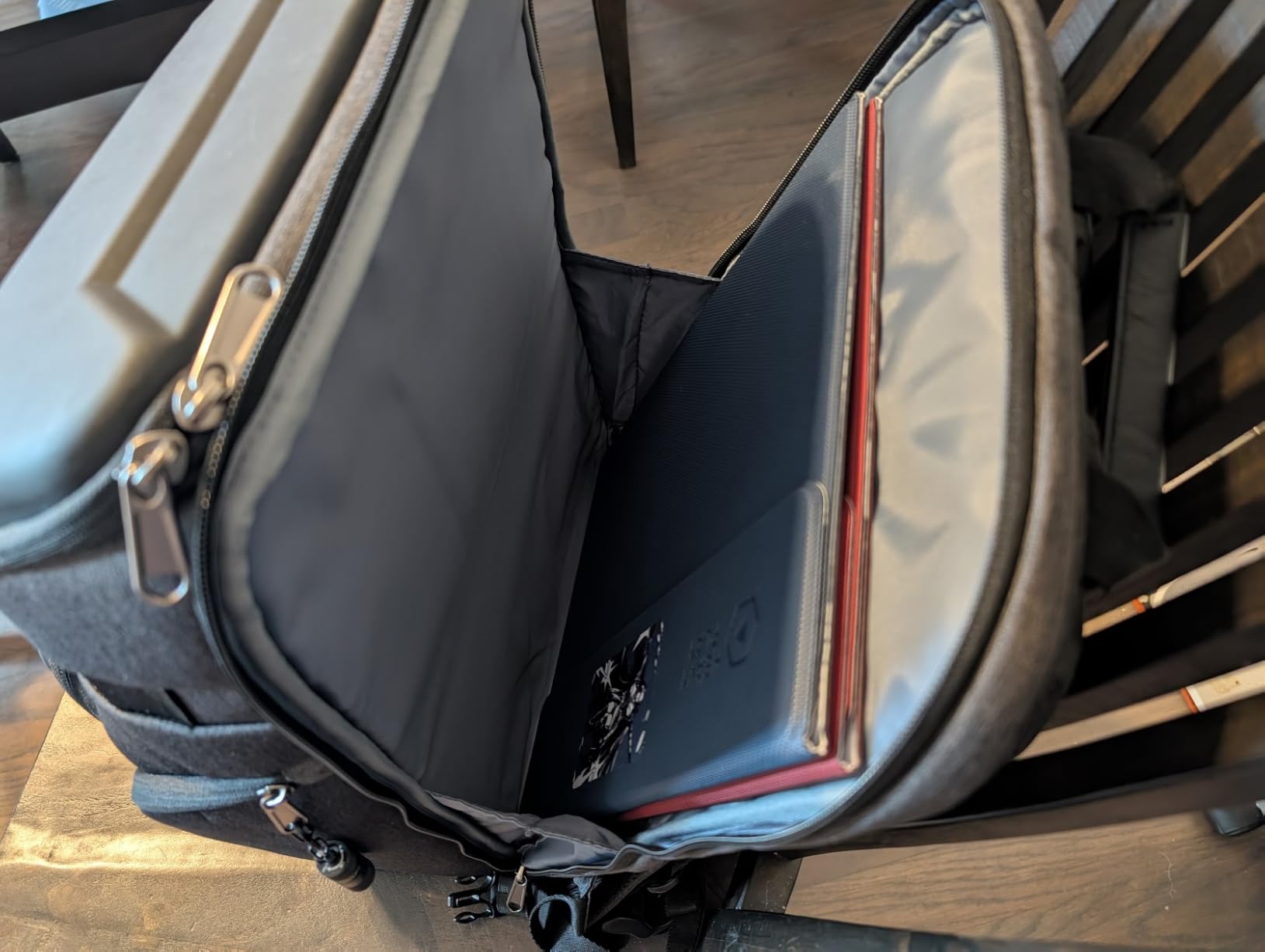 MOSISO Camera Backpack, DSLR/SLR/Mirrorless Photography Camera Bag | Waterproof Front Hard Shell & 17.3 inch Laptop Compartment & Tripod Holder & Rain Cover customer photo 2