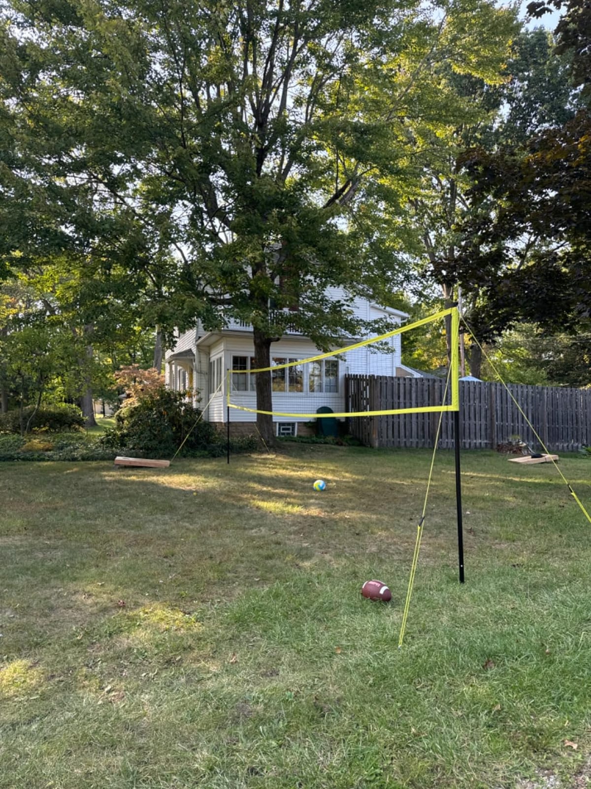 Zdgao 32FT Outdoor & Portable Volleyball Net - Adjustable Thick Dia Poles | Completed Set; Easy Setup & Carry; Good for Backyard & Outdoor Sites - Park/Beach/Grass/Lawn; 32FT Official Size; Durable Materials customer photo 2